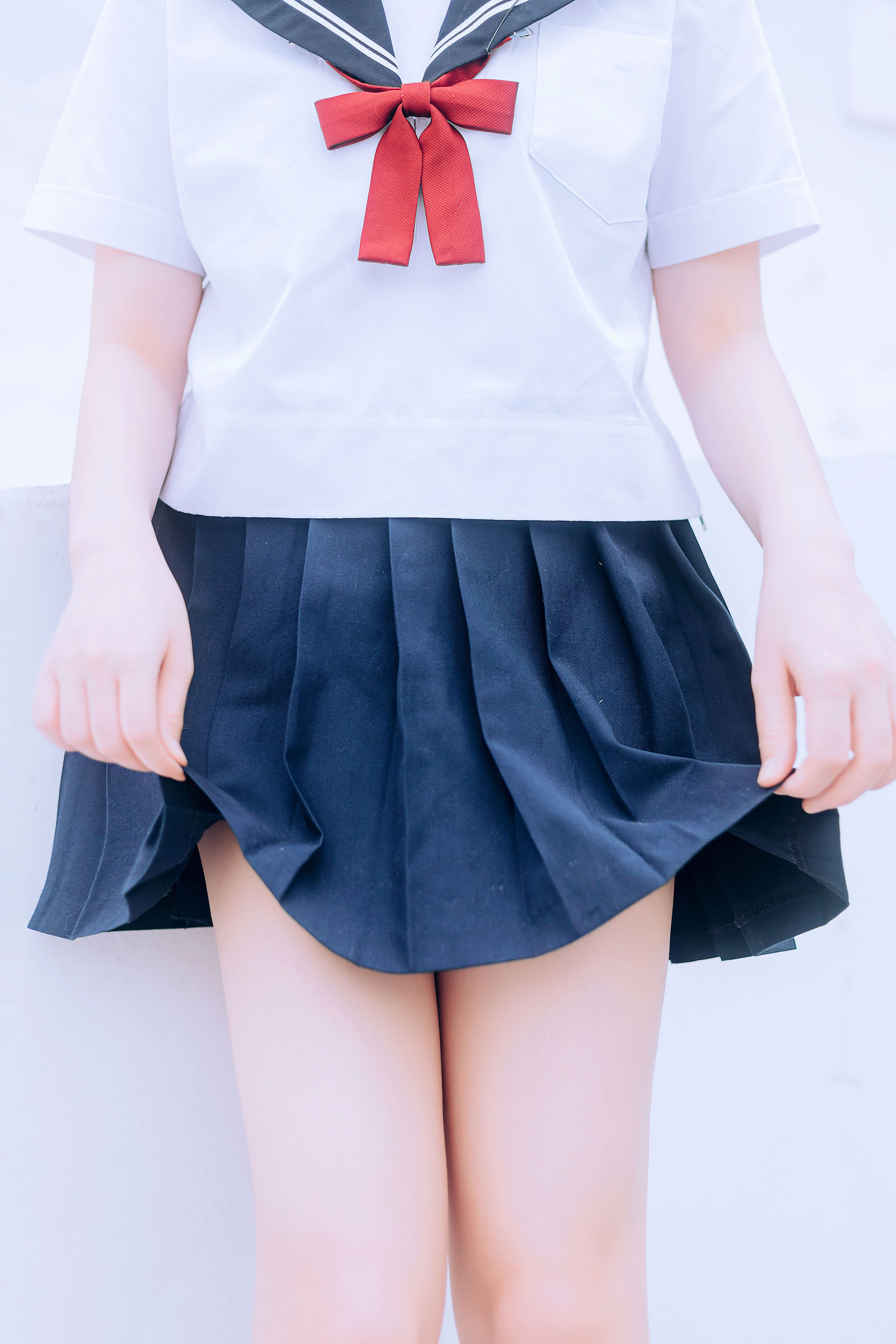 [喵糖映画] VOL.446 你的负卿 绿意JK 写真套图 第7张图