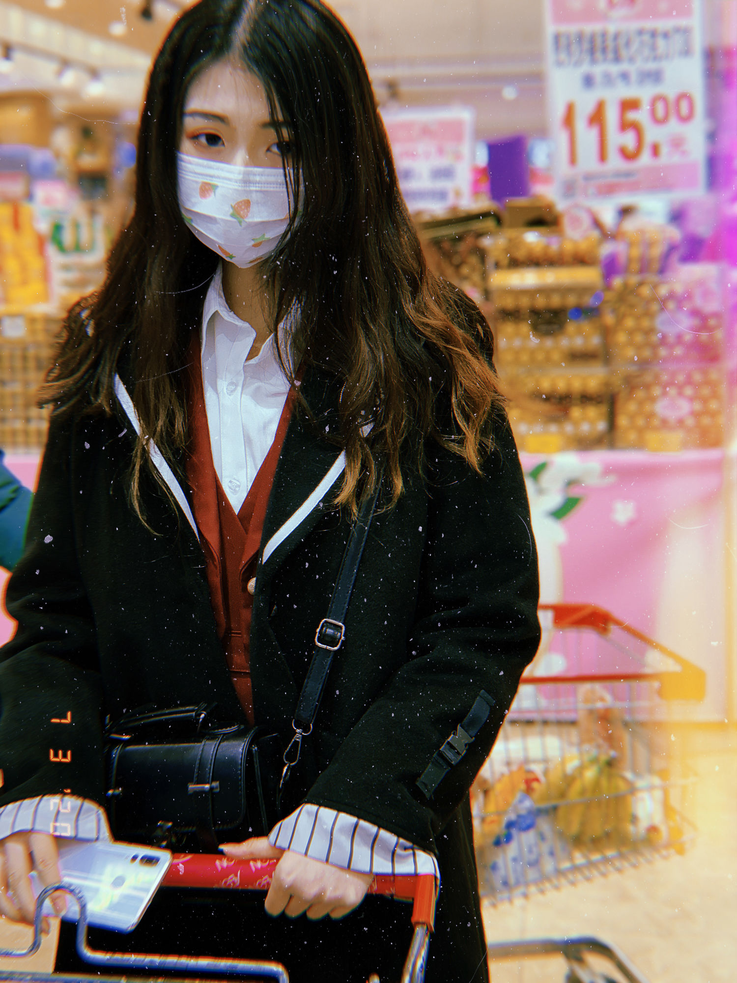 [网红COSER写真] 一米八的大梨子 - 冬日女友 第1张图