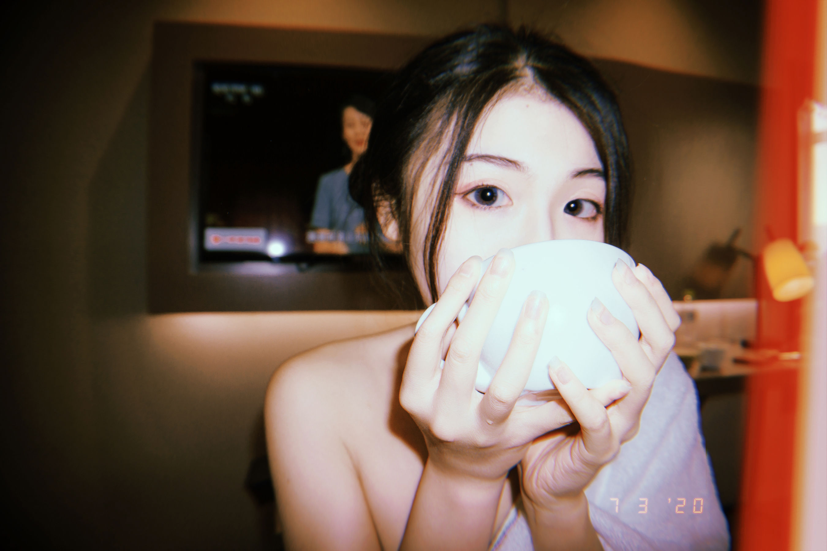 [网红COSER写真] 一米八的大梨子 - 冬日女友 第7张图
