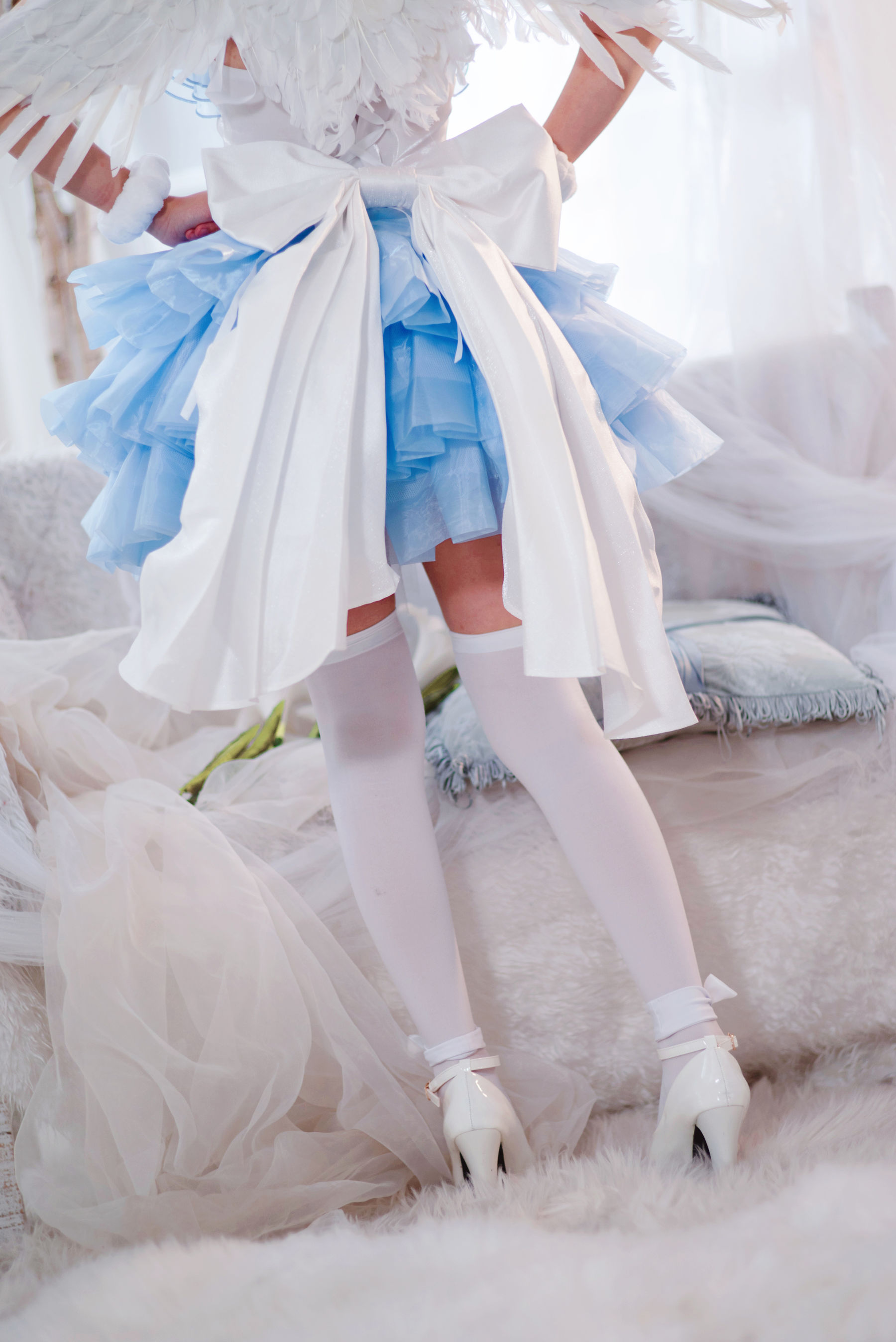[网红COSER写真] 花柒Hana - 蕾姆天使 第8张图