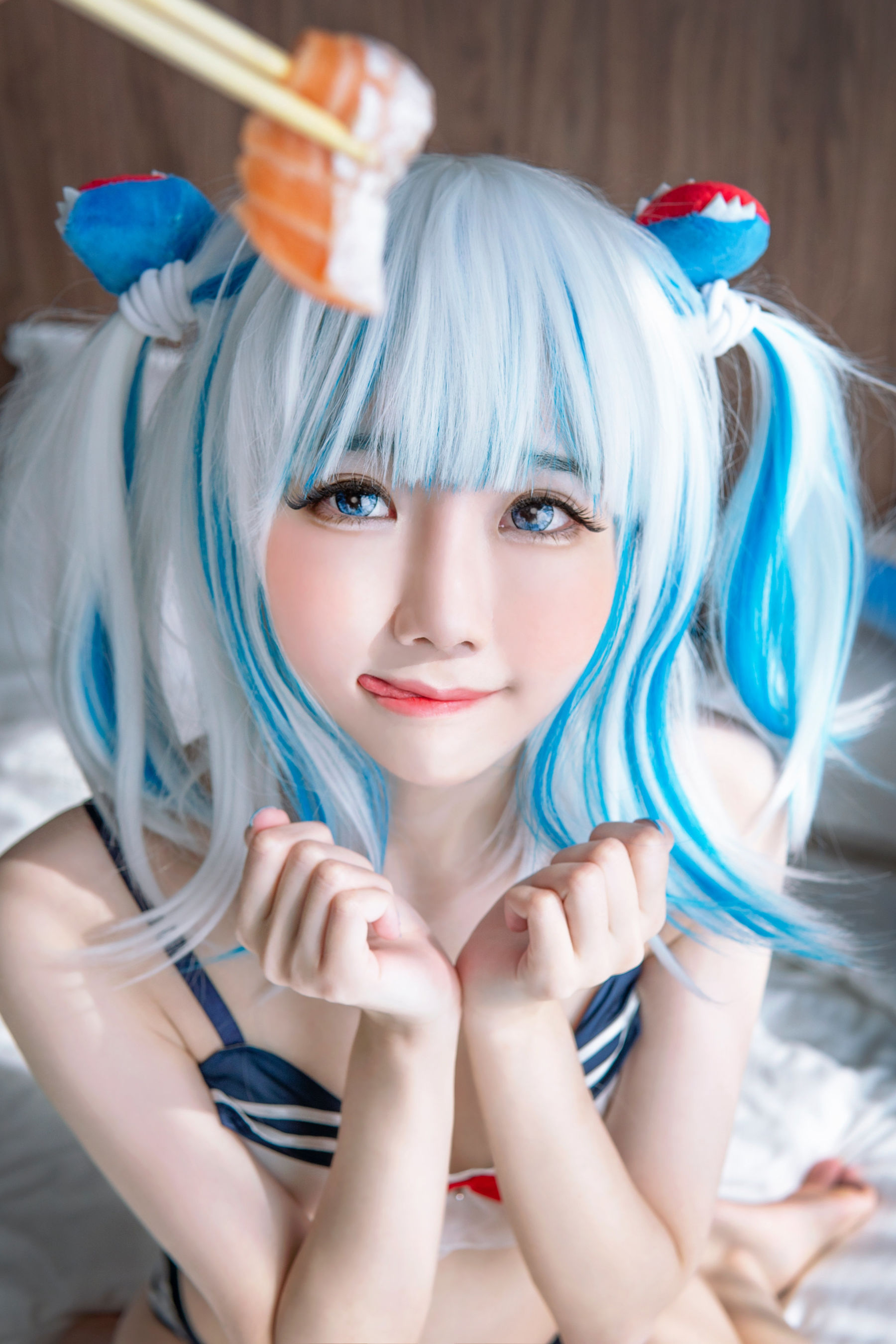 [福利COS] Sally Dorasnow - Gura Bikini 第19张图