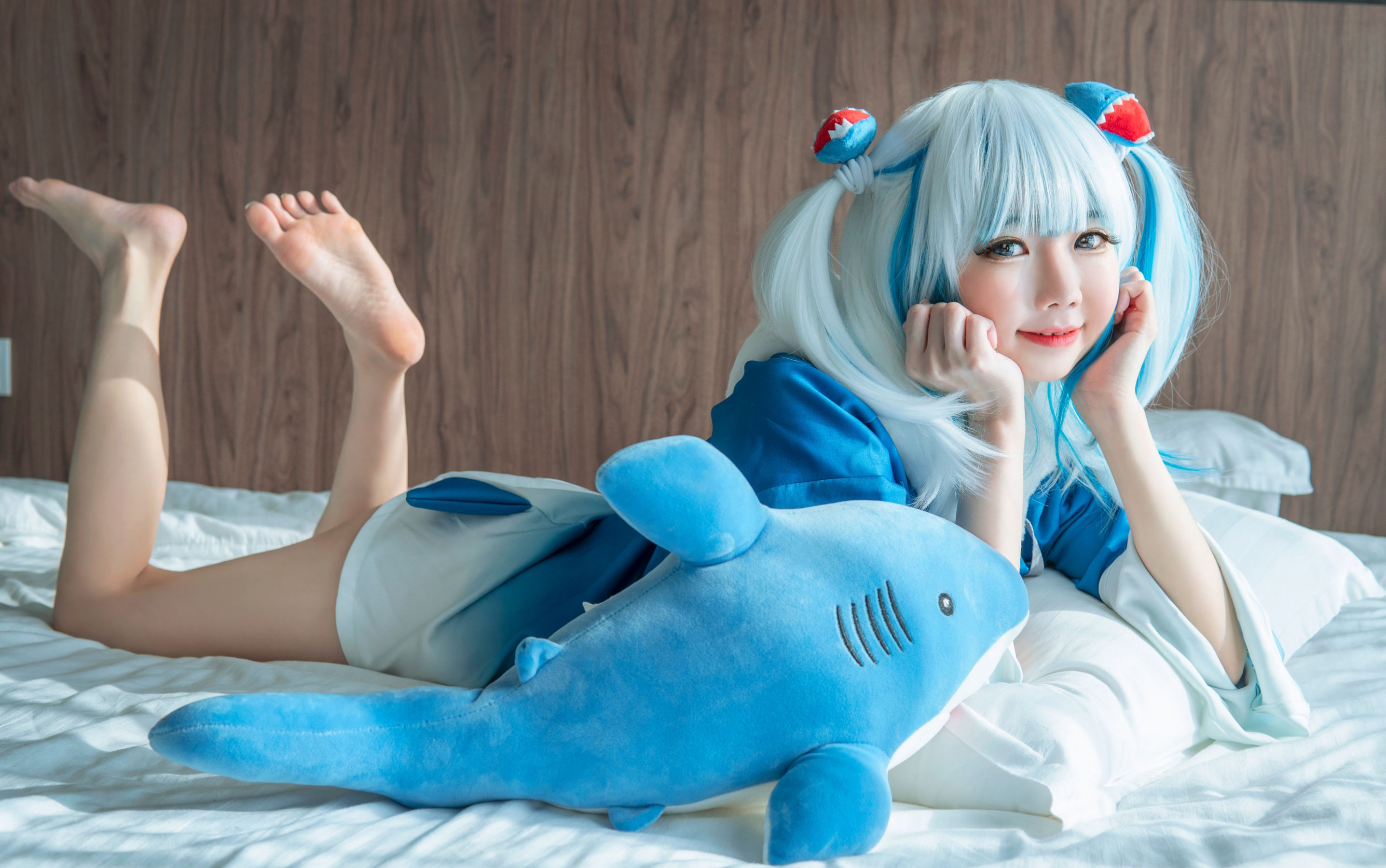[福利COS] Sally Dorasnow - Gura Bikini 第5张图