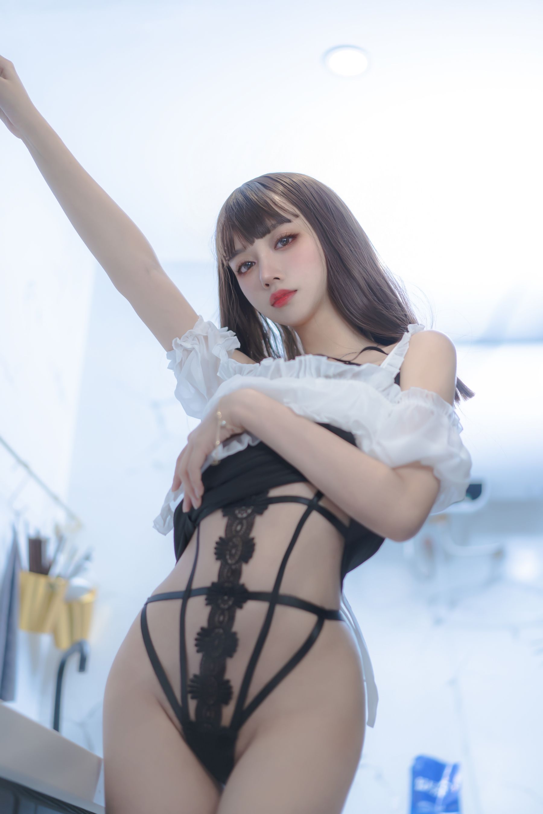 [福利COS] 斗鱼米线线sama写真 - 女仆使用手册 第47张图