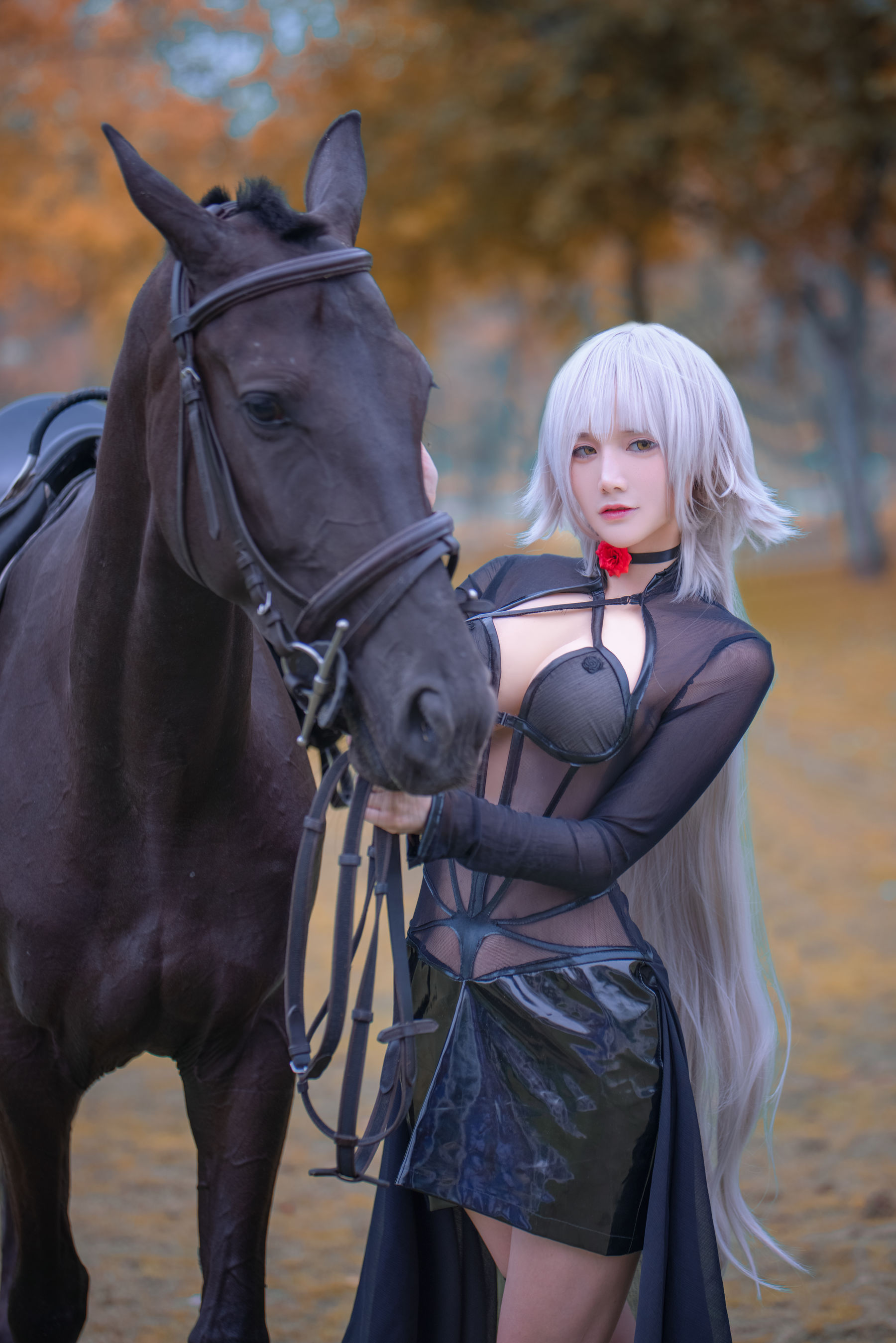 [福利COS] COS妹子仙九Airi - 黑贞马会 第2张图
