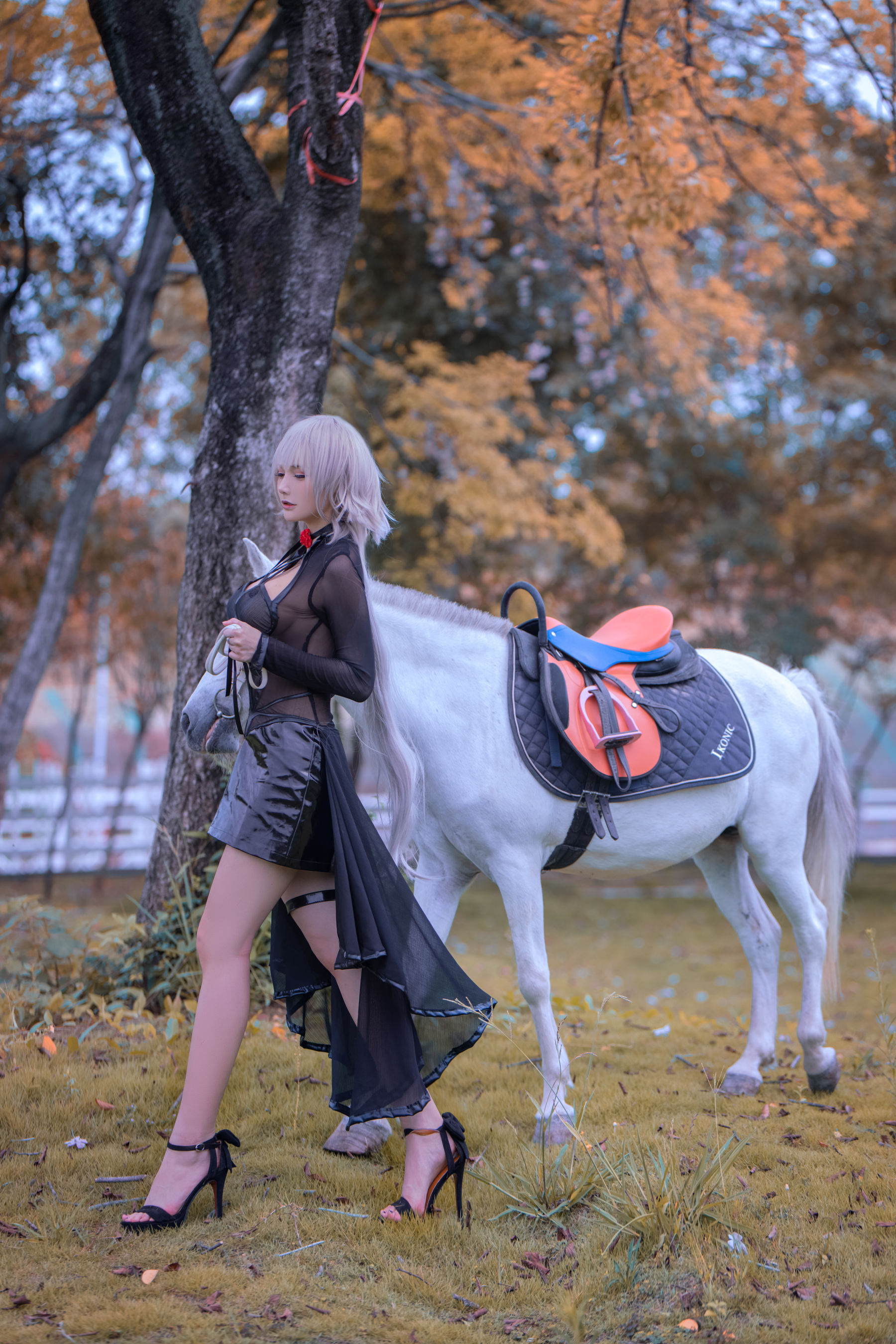 [福利COS] COS妹子仙九Airi - 黑贞马会 第9张图