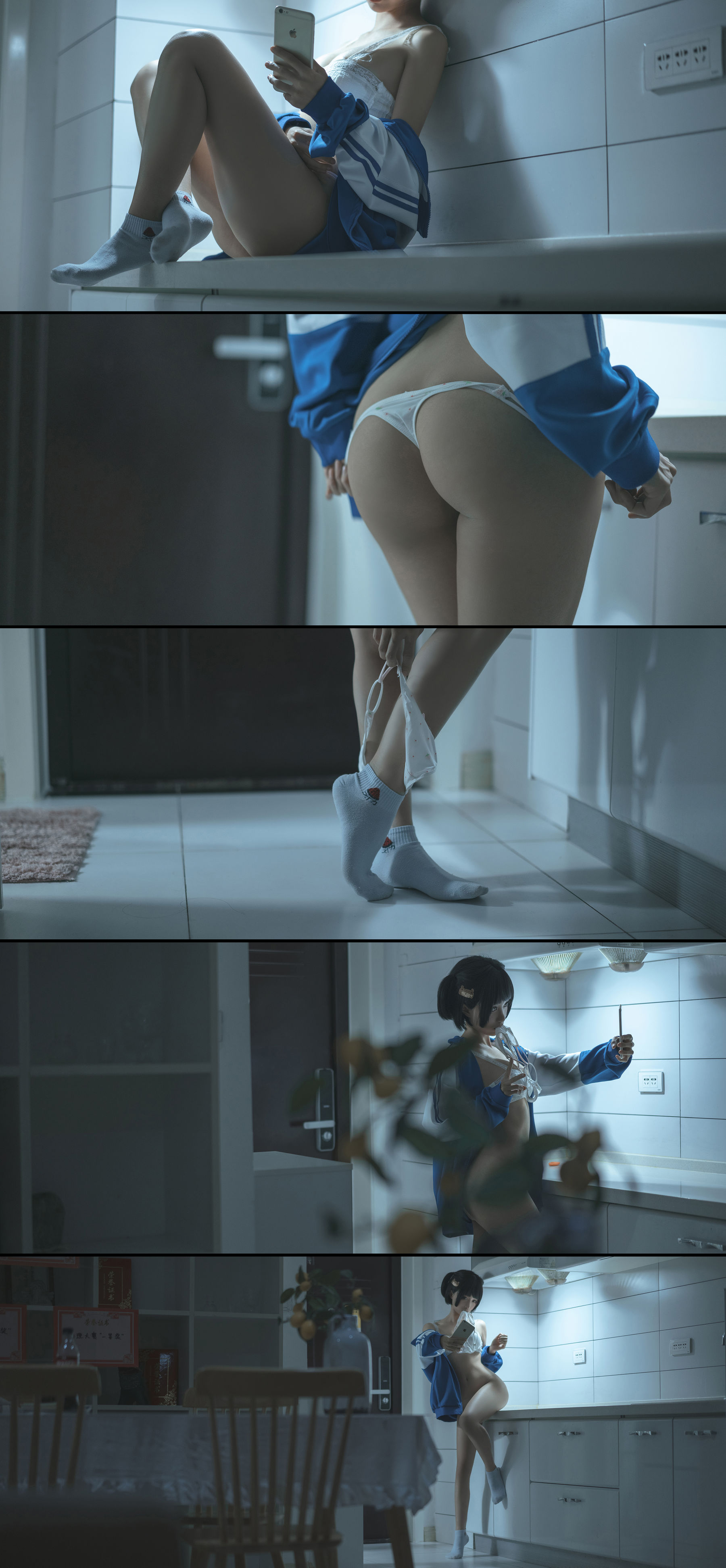 [福利COS] 动漫博主蠢沫沫 - 叫兽的恶作剧 学妹篇 第6张图