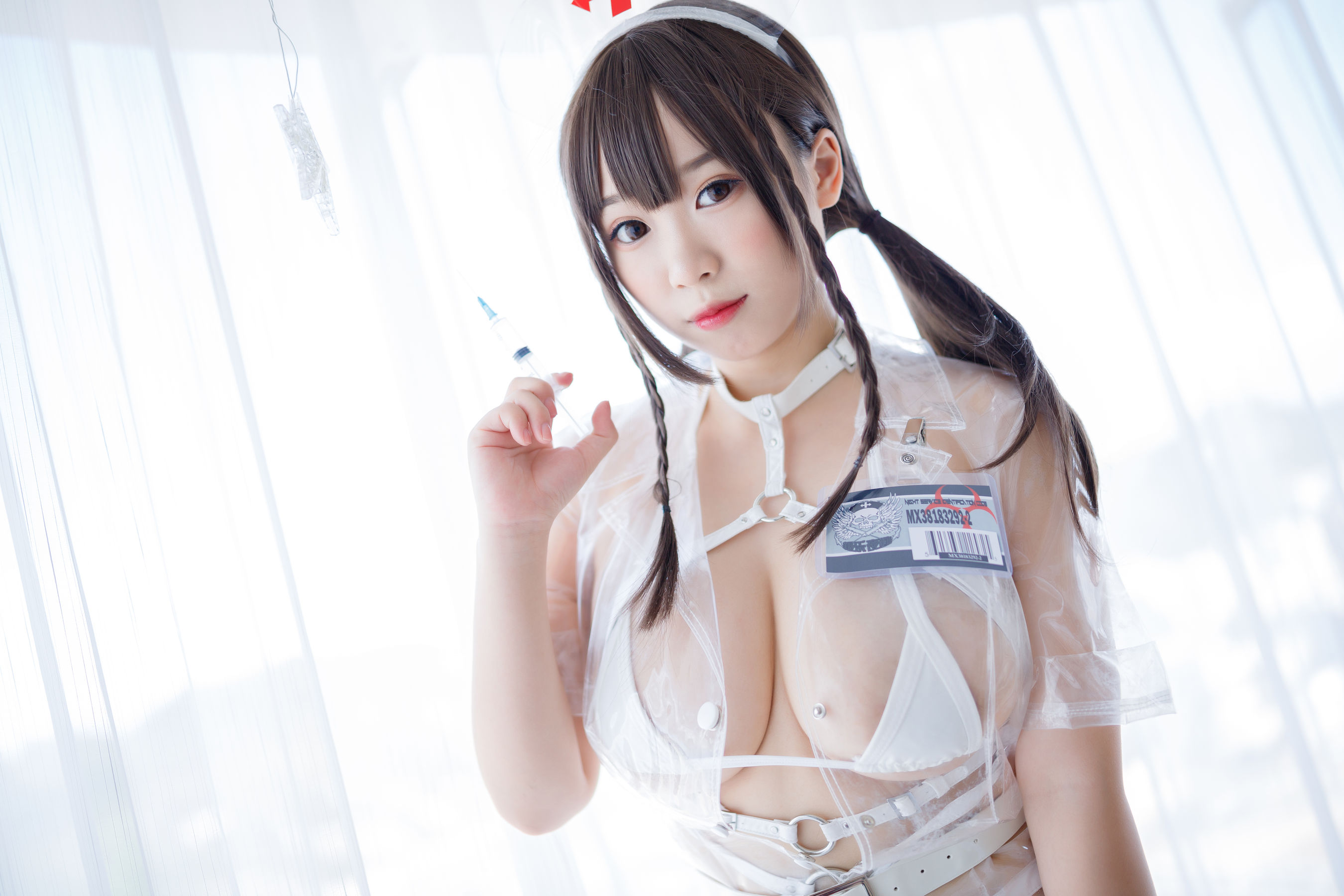 [福利COS] 胡桃猫Kurumineko - 透明护士 第20张图
