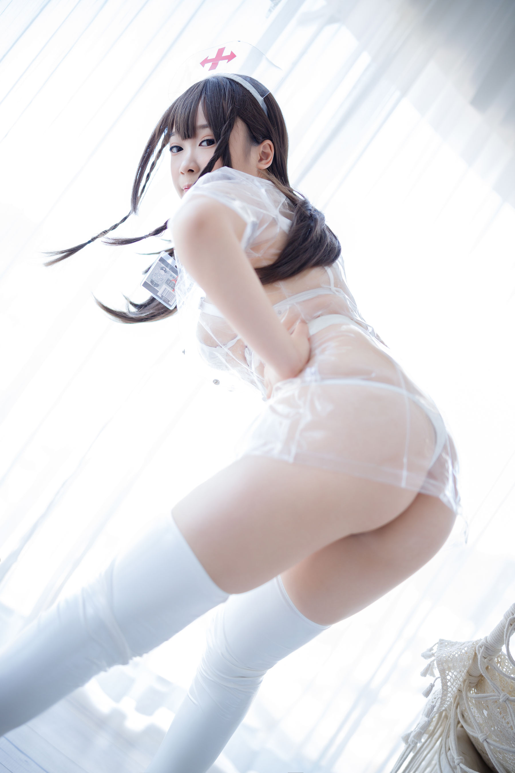 [福利COS] 胡桃猫Kurumineko - 透明护士 第62张图