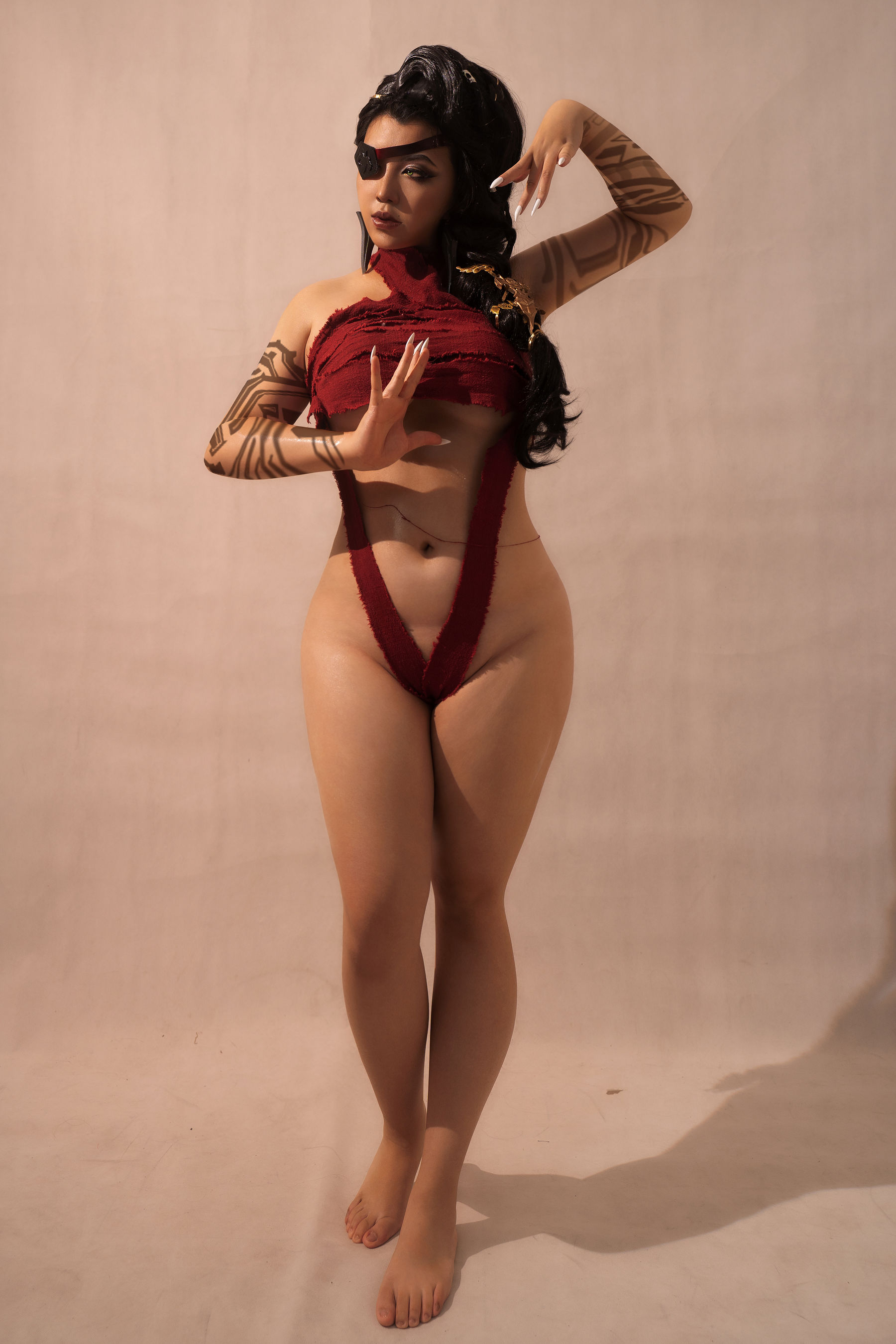 [网红COS] 千煌弑夜 - Desert Rose Samira 第1张图