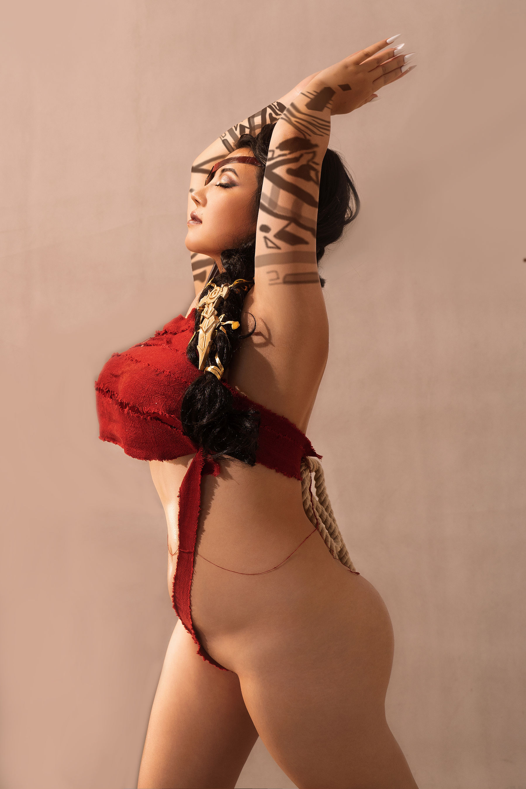 [网红COS] 千煌弑夜 - Desert Rose Samira 第9张图