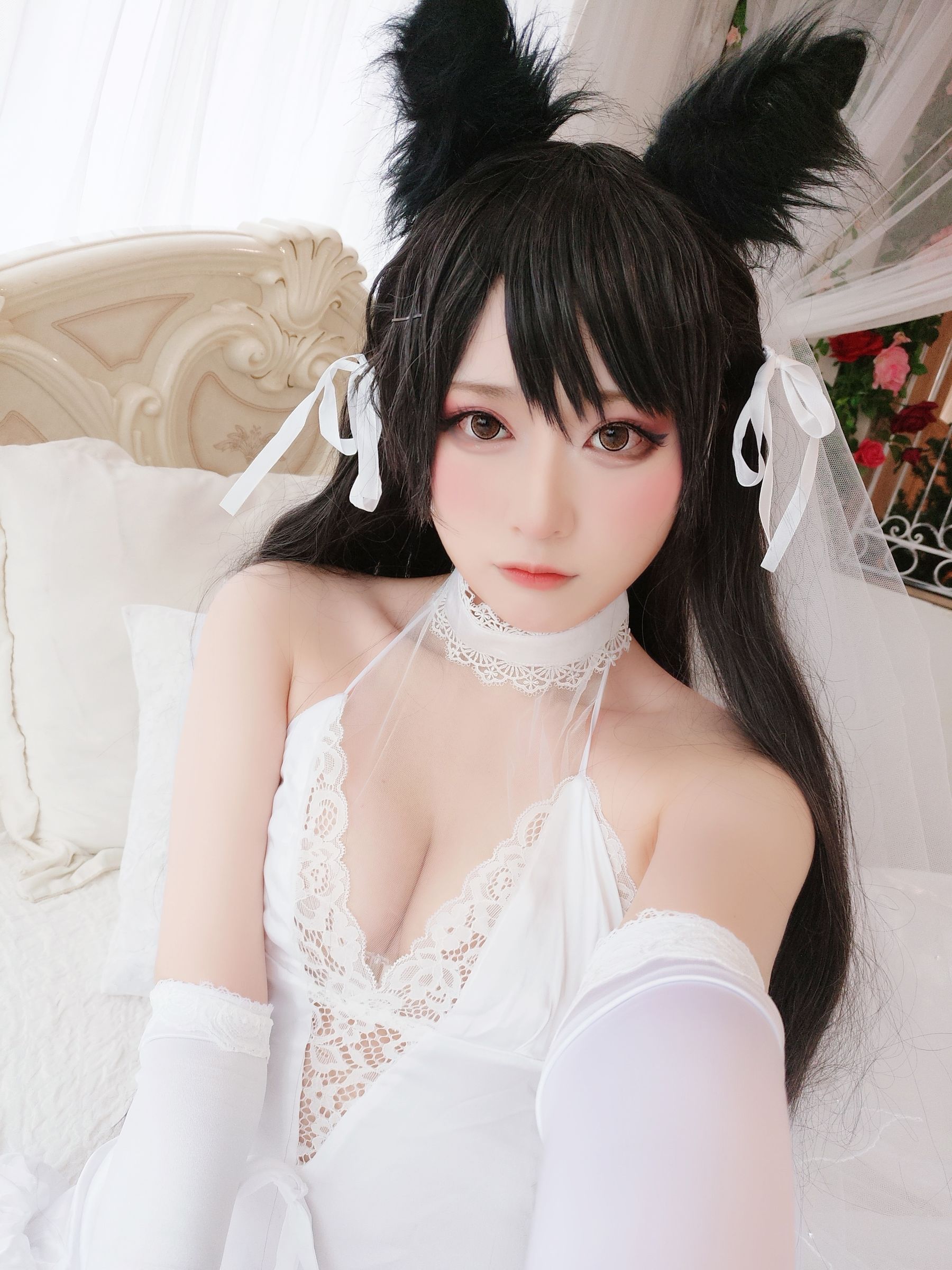 [福利COS] Yuki亭 - 花嫁愛宕 第1张图