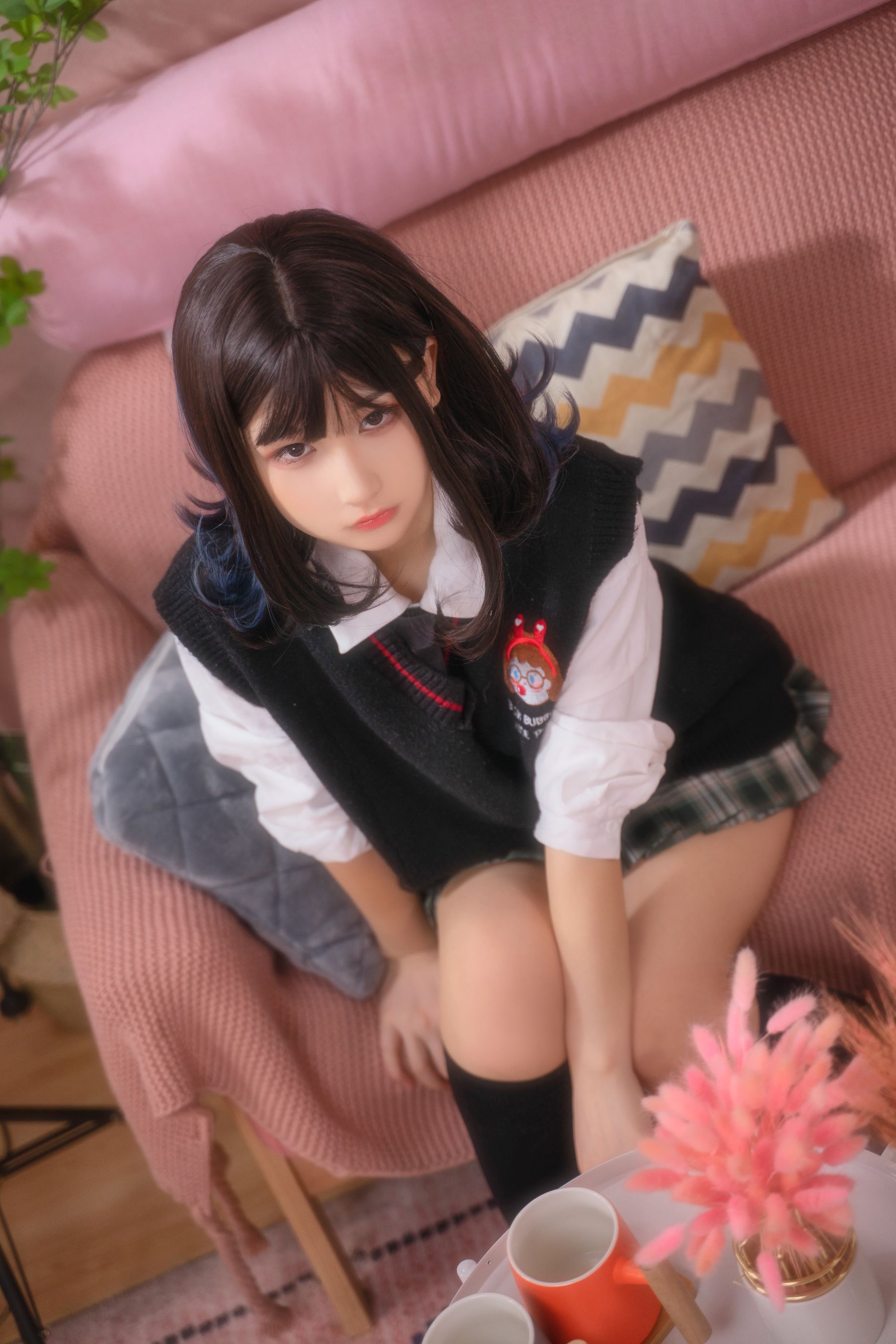 [福利COS] 可可老师 - 放课后JK 第1张图