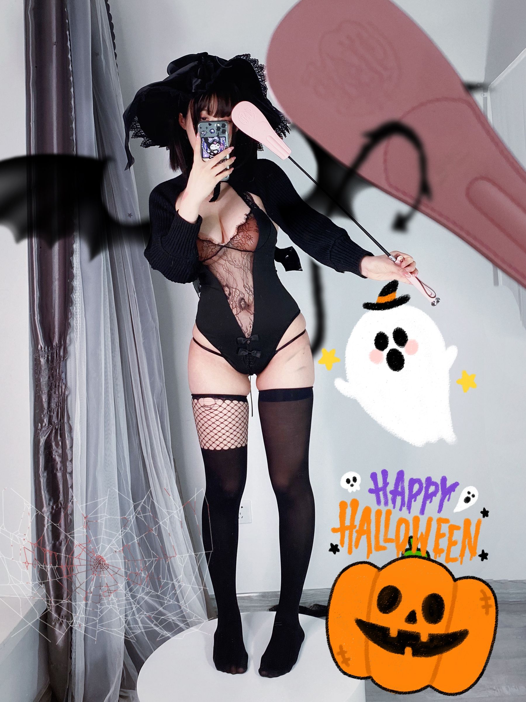 [福利COS] Coser小姐姐白银 - 柴郡魔女 第12张图