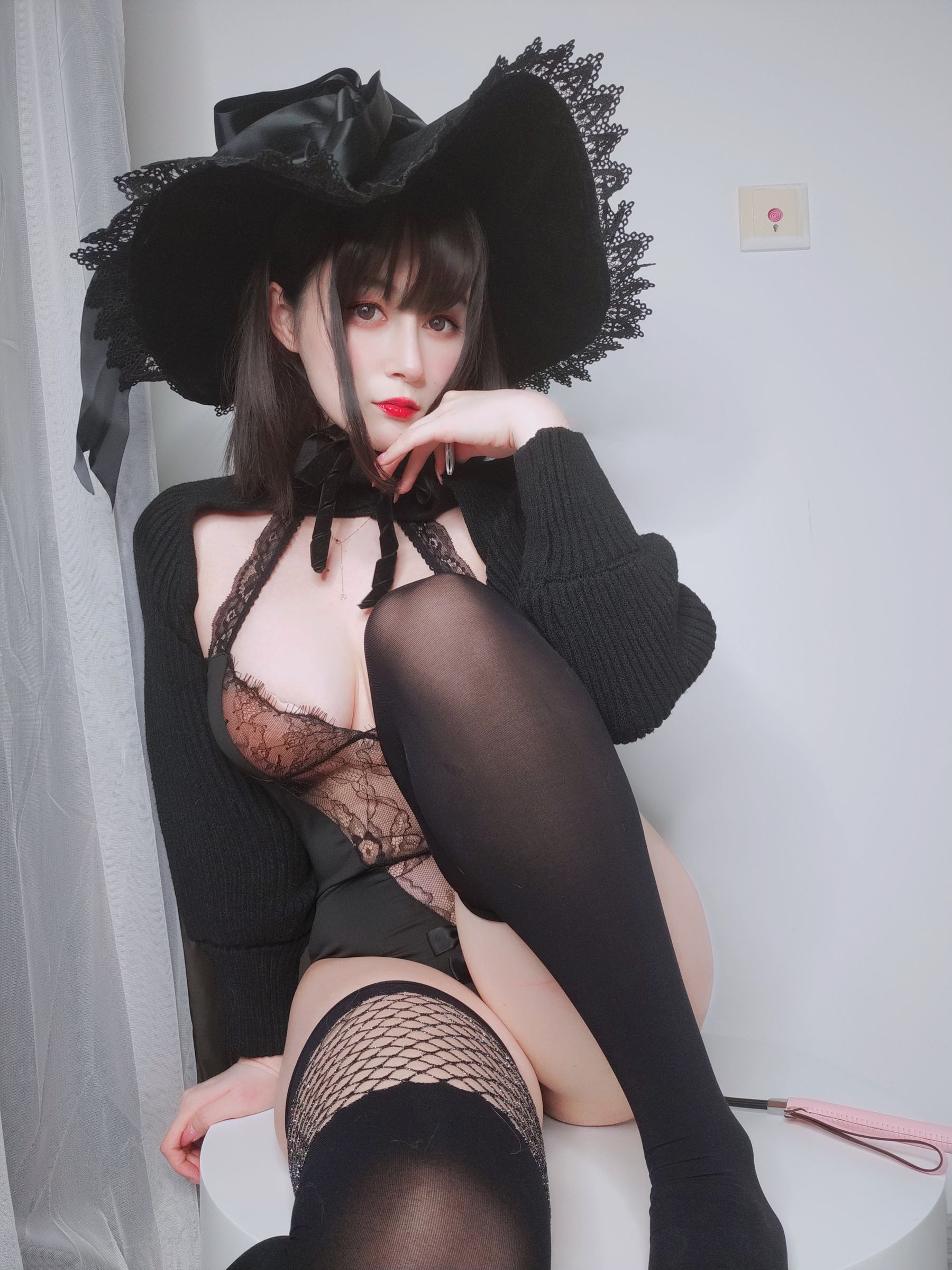 [福利COS] Coser小姐姐白银 - 柴郡魔女 第15张图