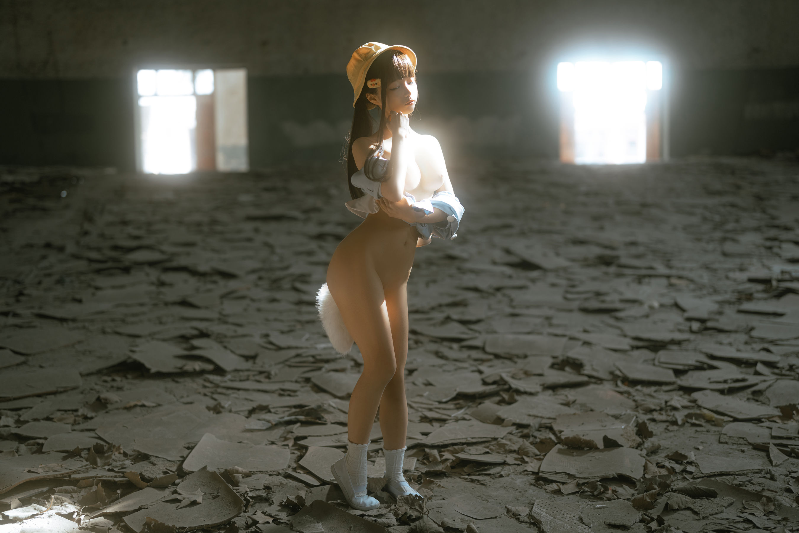 [福利COS] 动漫博主蠢沫沫 - 小黄帽 绅士版 第104张图