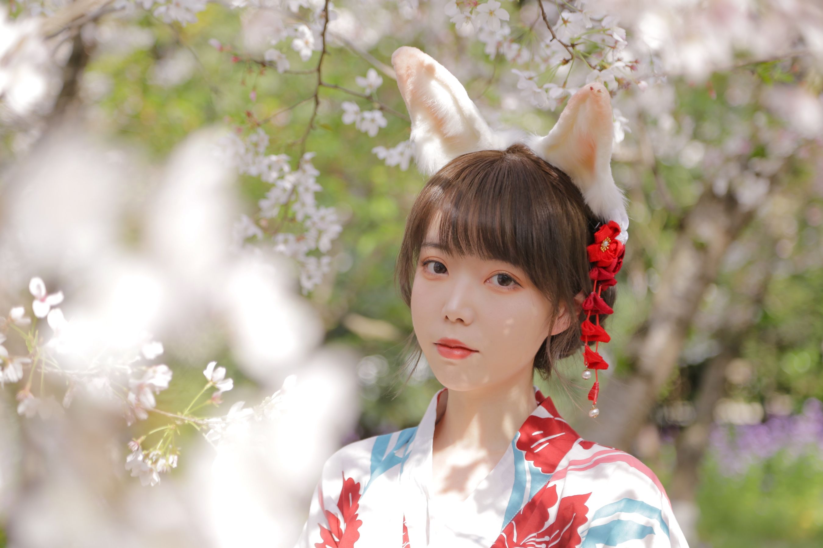 [福利COS] 可爱妹子Fushii_海堂 - 樱花兔兔 第20张图