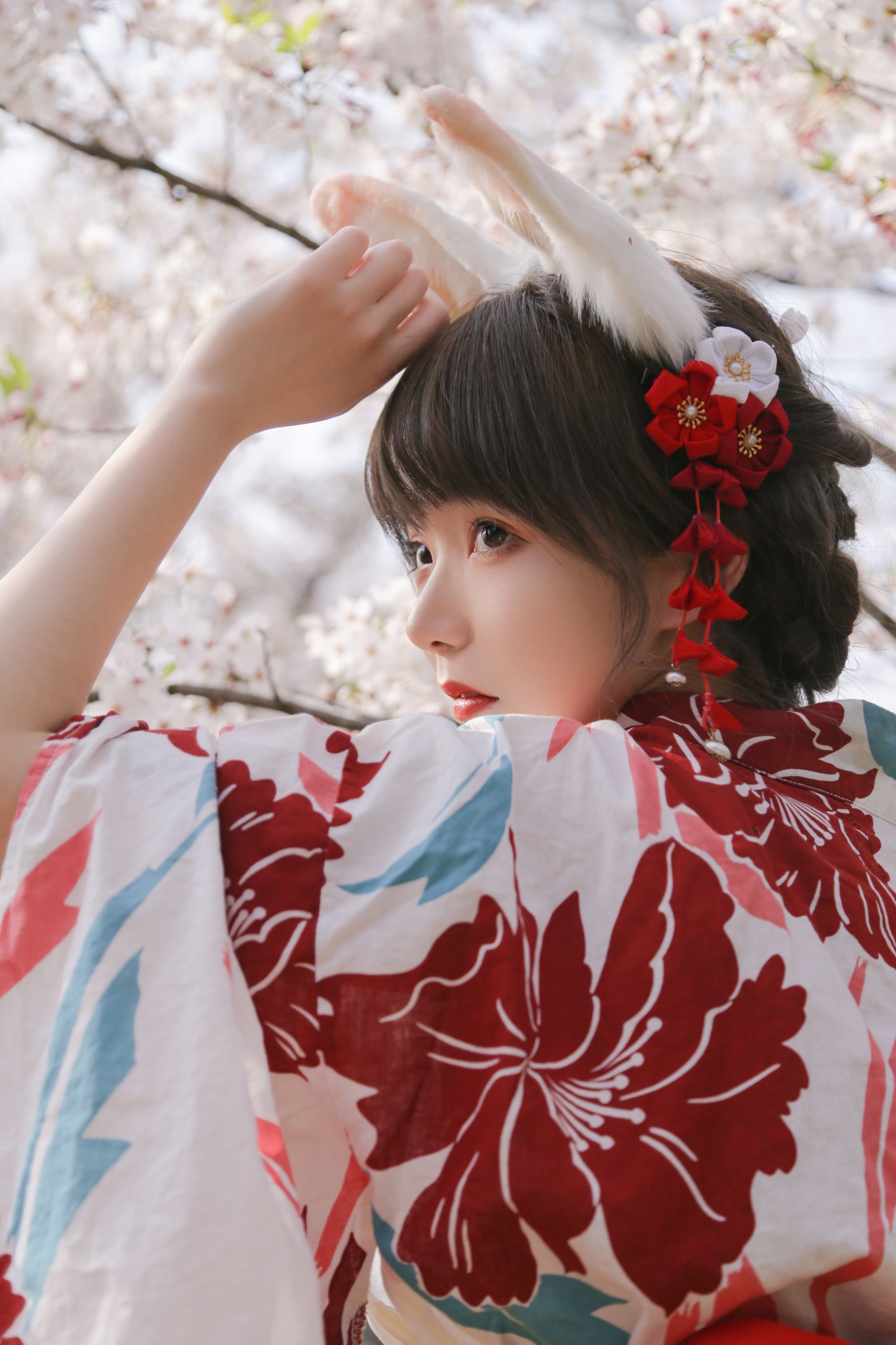 [福利COS] 可爱妹子Fushii_海堂 - 樱花兔兔 第21张图