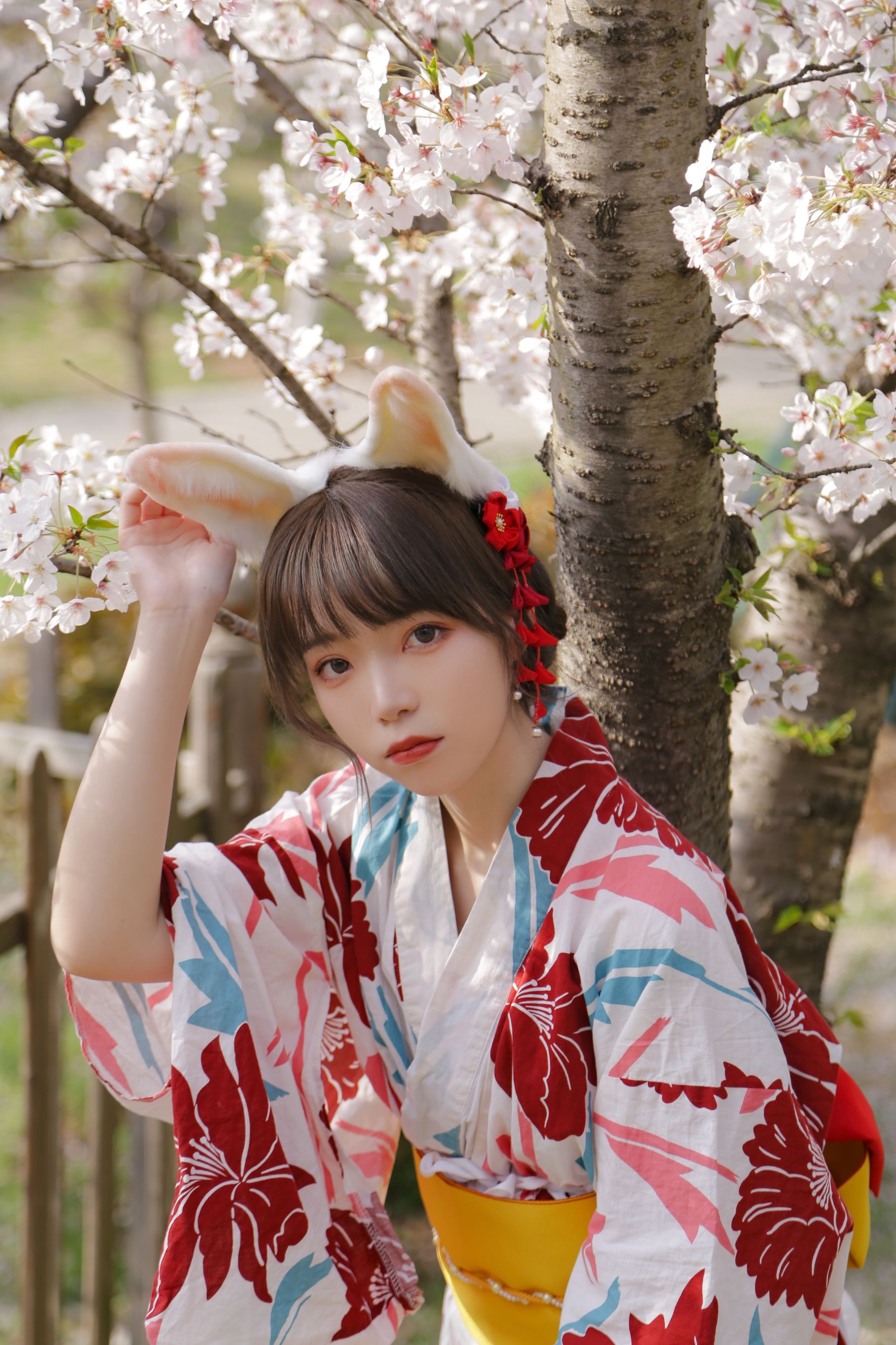 [福利COS] 可爱妹子Fushii_海堂 - 樱花兔兔 第29张图