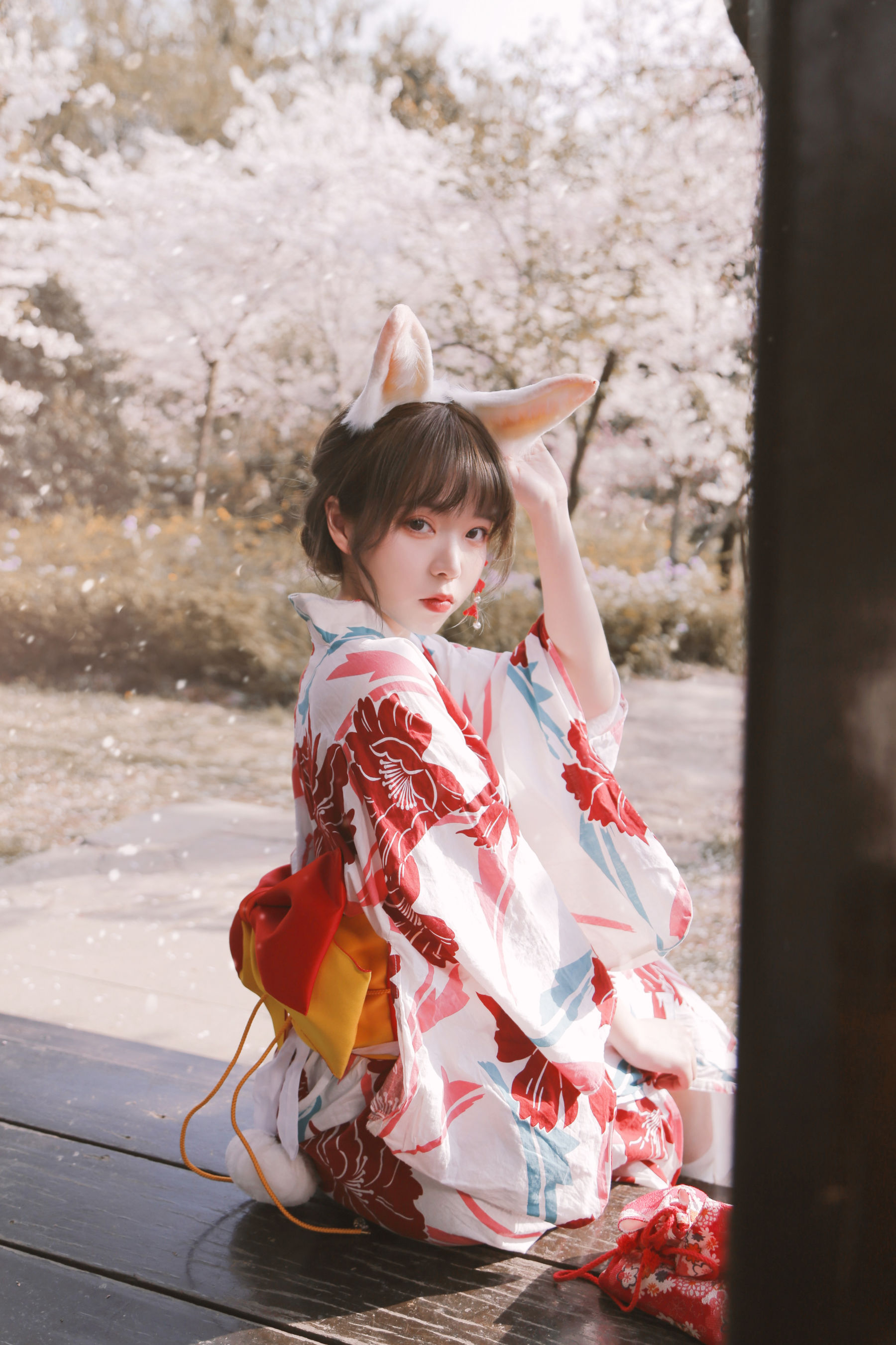[福利COS] 可爱妹子Fushii_海堂 - 樱花兔兔 第8张图