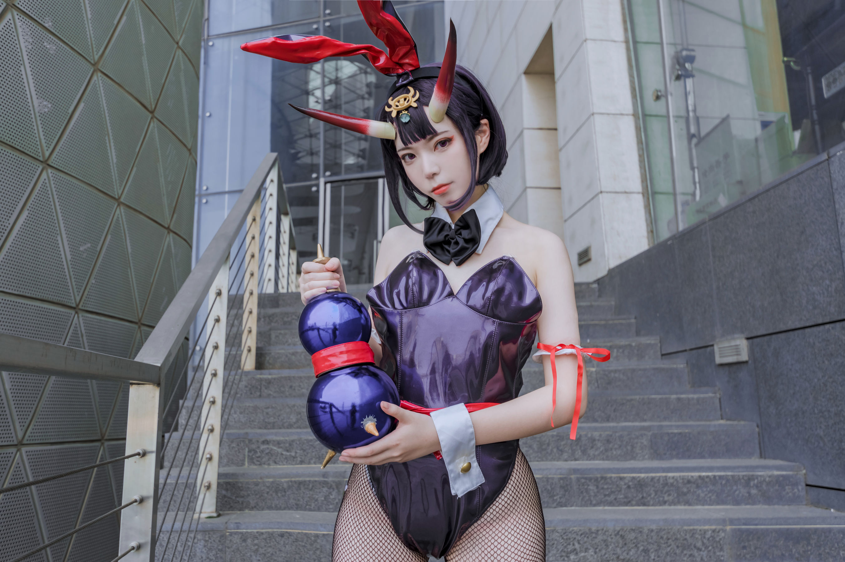 [福利COS] 可爱妹子Fushii_海堂 - 酒吞兔女郎 第1张图