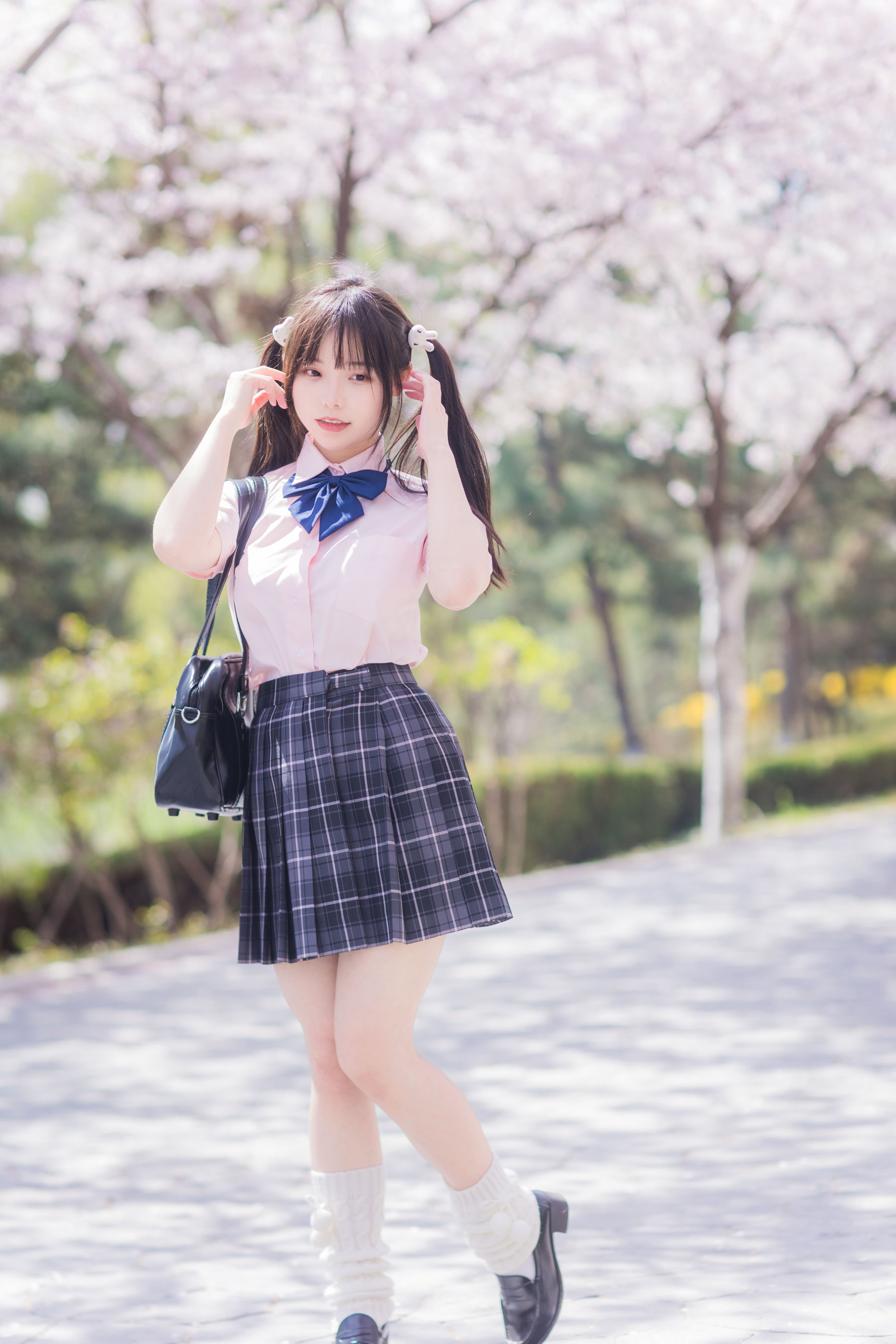 [福利COS] 六味帝皇酱 - 樱花JK 第50张图