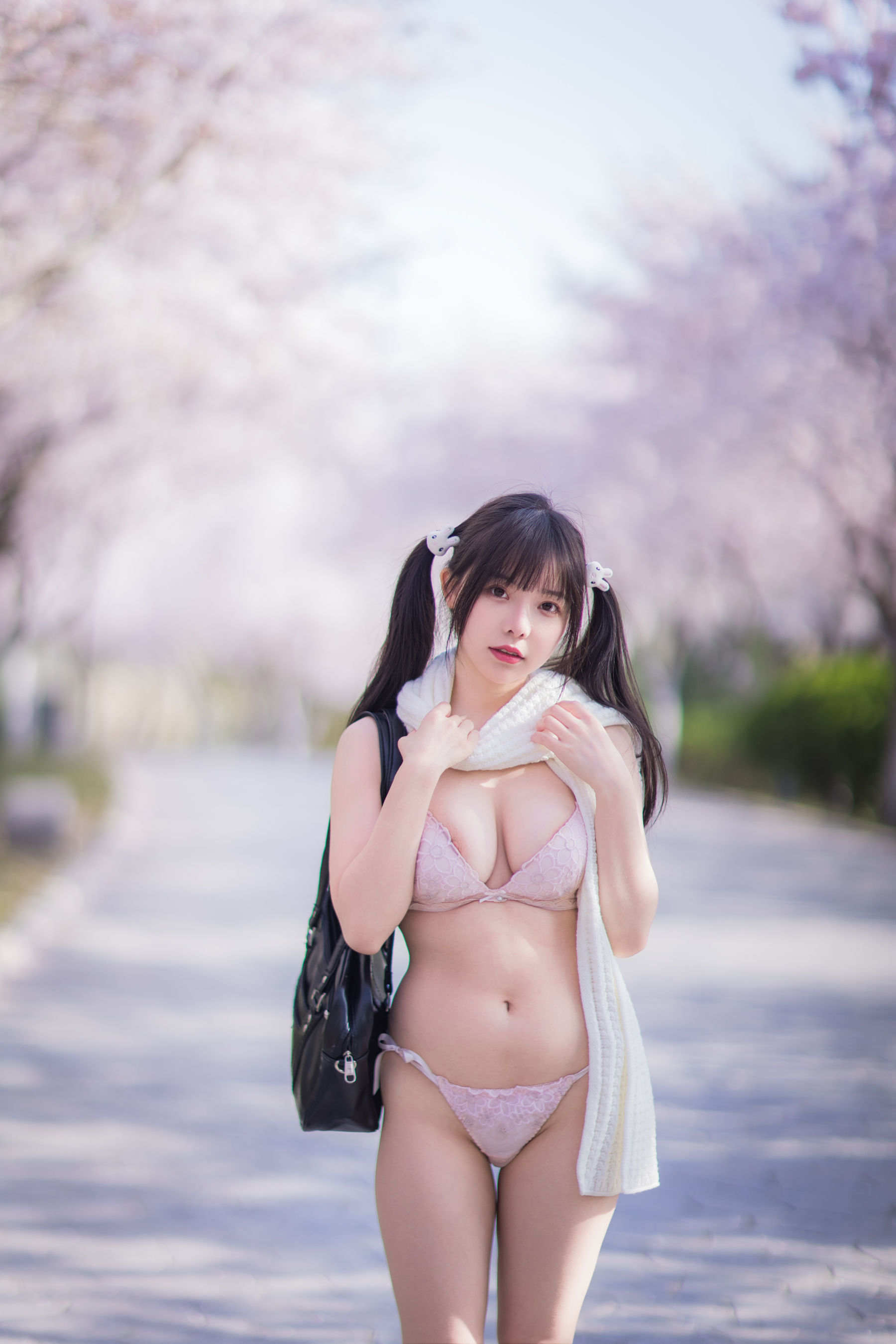 [福利COS] 六味帝皇酱 - 樱花JK 第8张图
