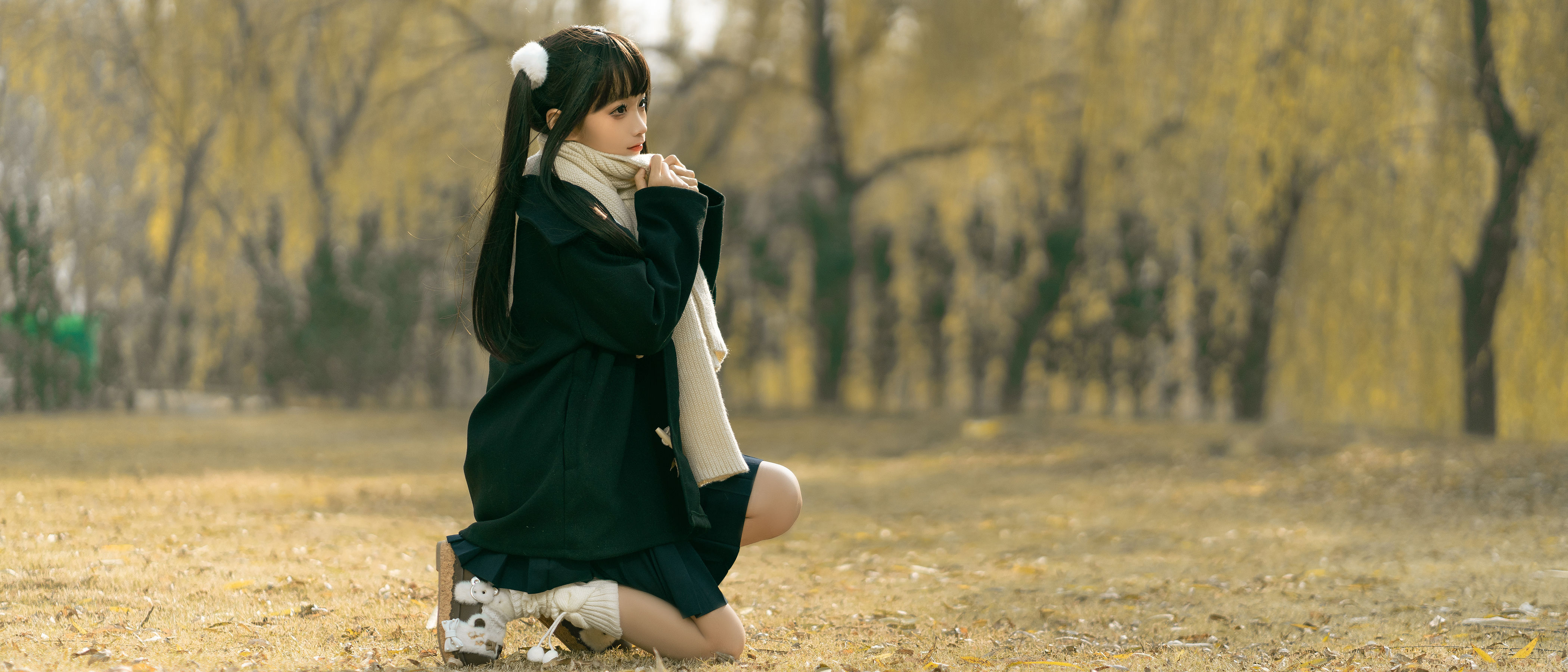 [福利COS] 动漫博主蠢沫沫 - 秋季JK 第10张图