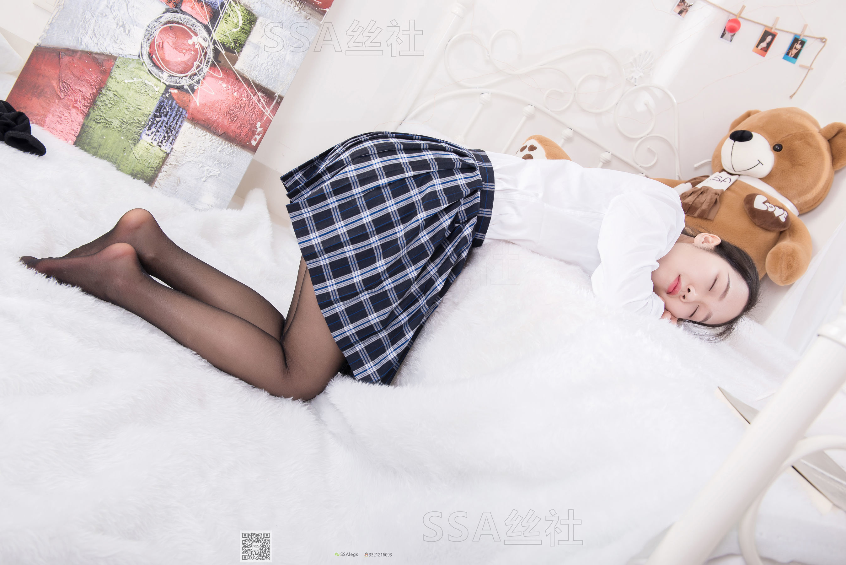 [SSA丝社]超清写真 No.073 萱萱 jk制服黑丝 第118张图