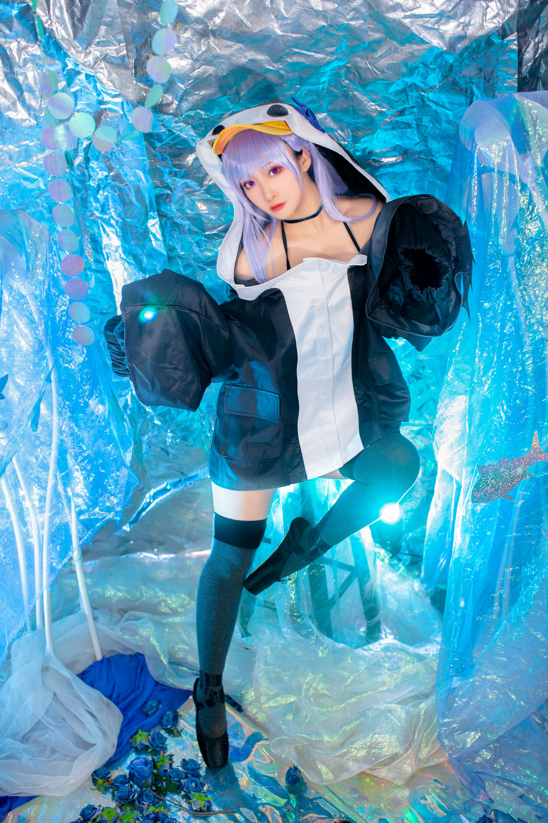 [福利COS] 动漫博主洛璃LoLiSAMA - 水着莉莉丝 第2张图