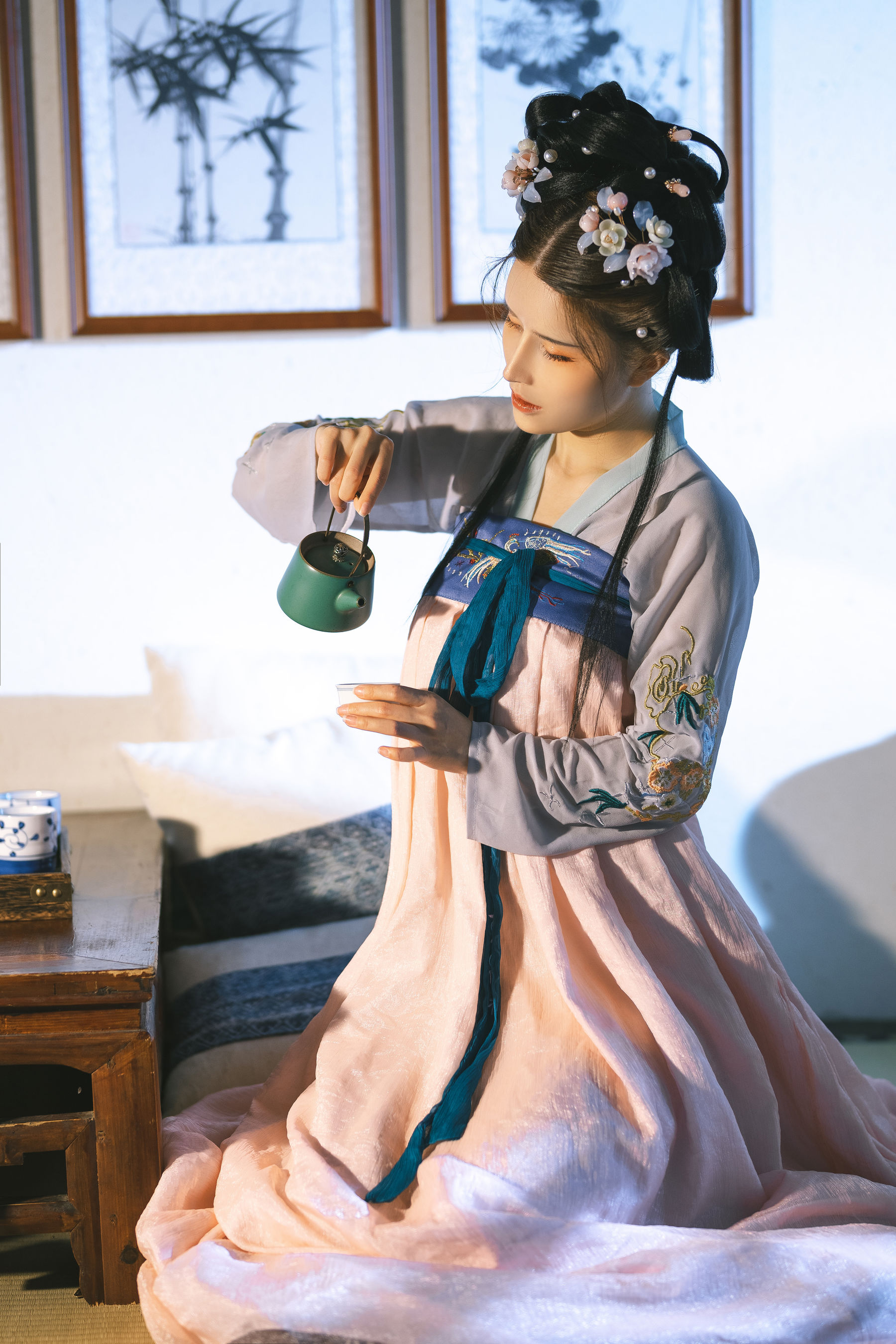 [福利COS] 鹿八岁 - X铁手叫兽 汉服 第3张图