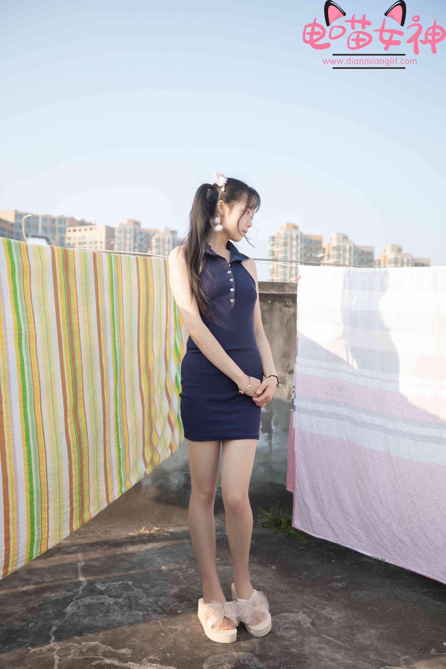 [网红COSER] 电喵女神 - 灵唯 天台 第14张图