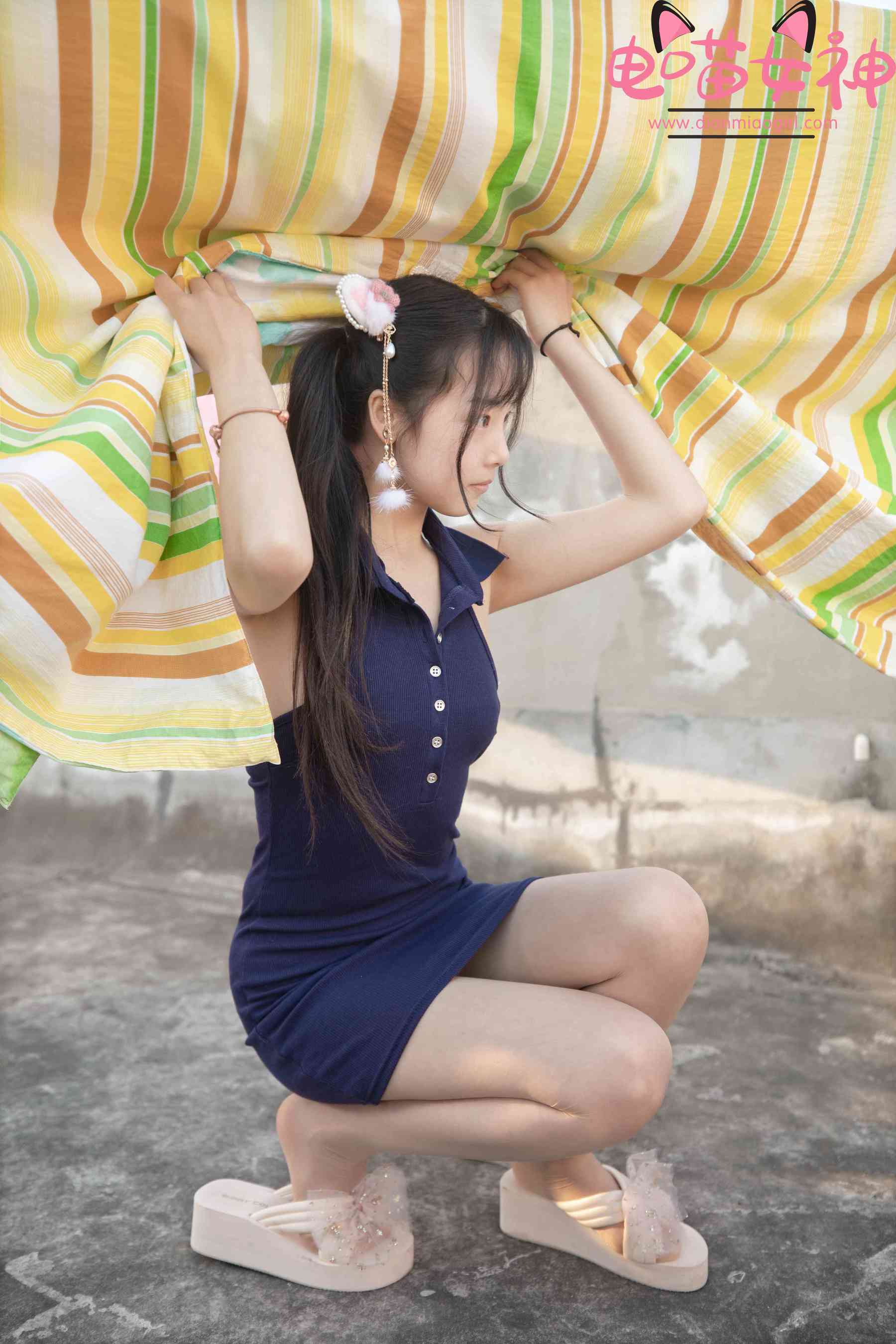 [网红COSER] 电喵女神 - 灵唯 天台 第30张图