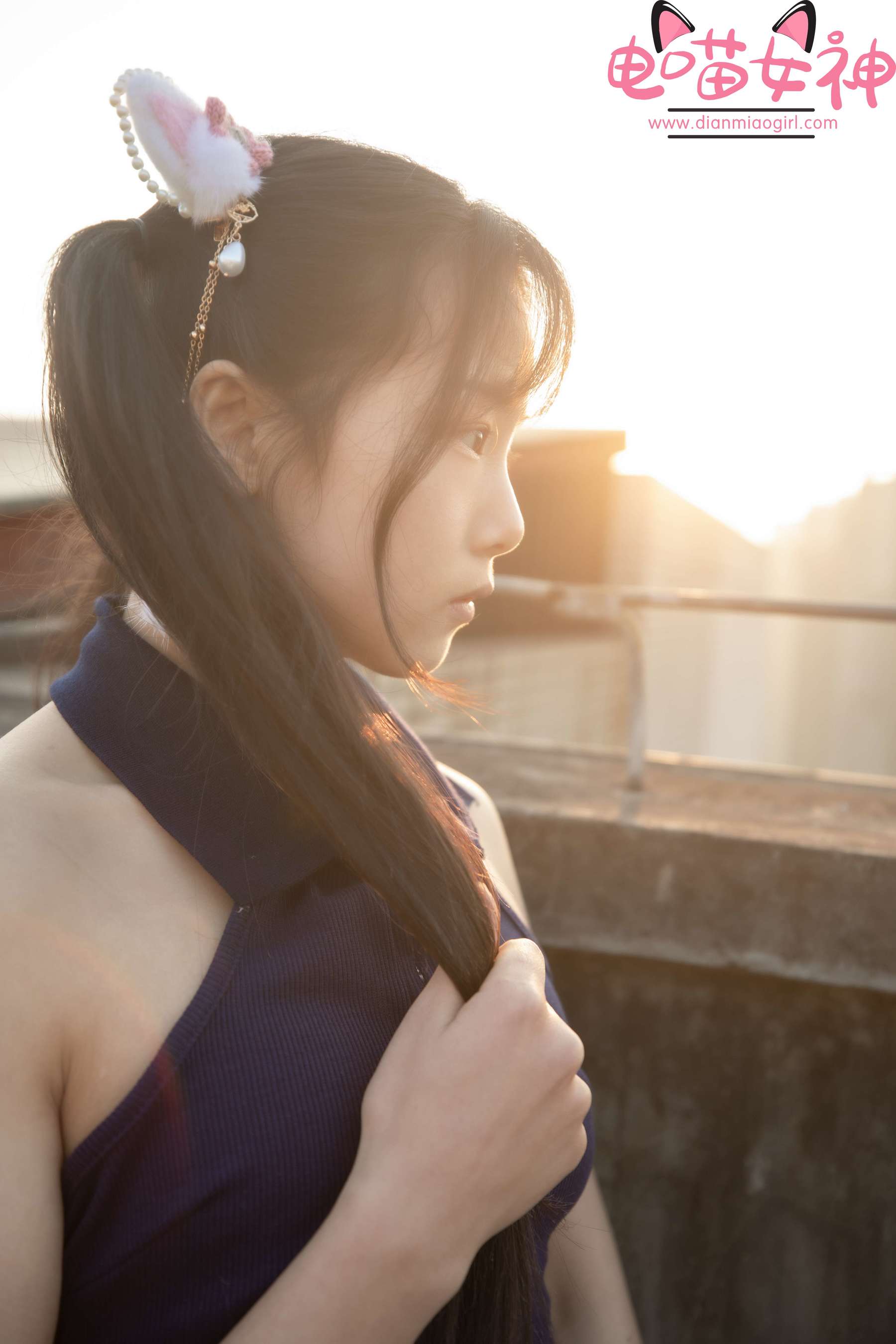 [网红COSER] 电喵女神 - 灵唯 天台 第58张图