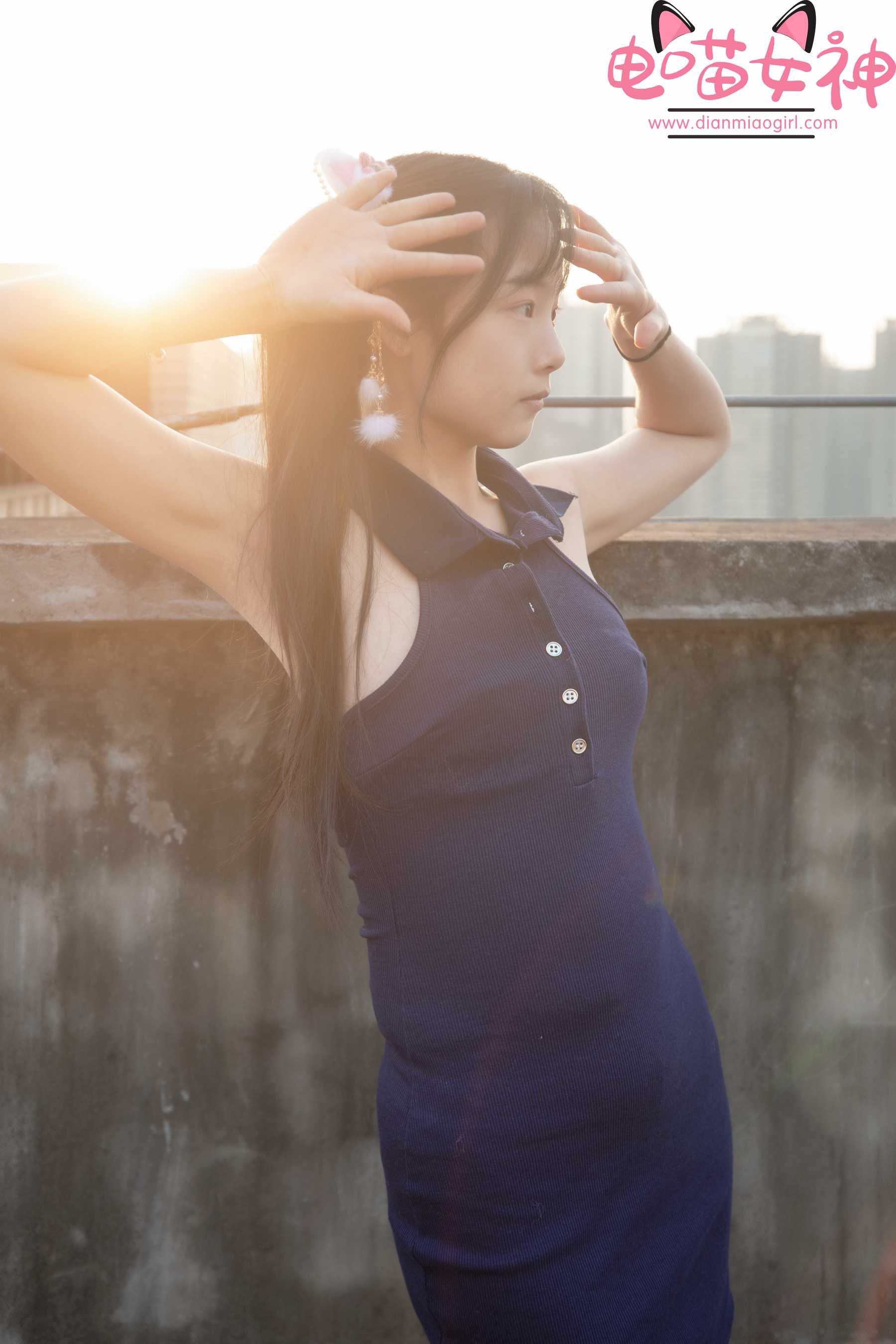 [网红COSER] 电喵女神 - 灵唯 天台 第59张图