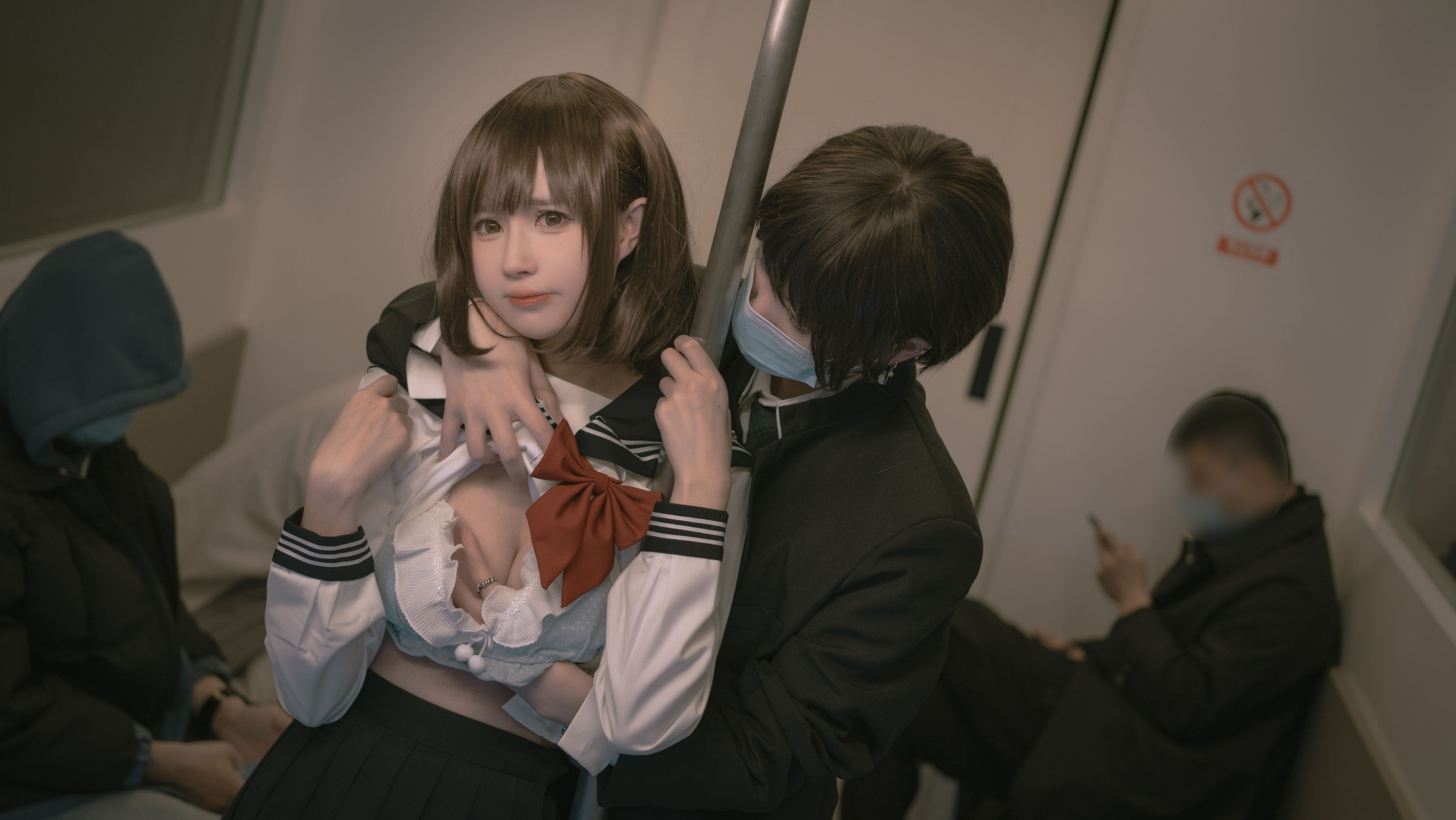 [网红COSER] 西园寺南歌写真 - 电车物语 第5张图