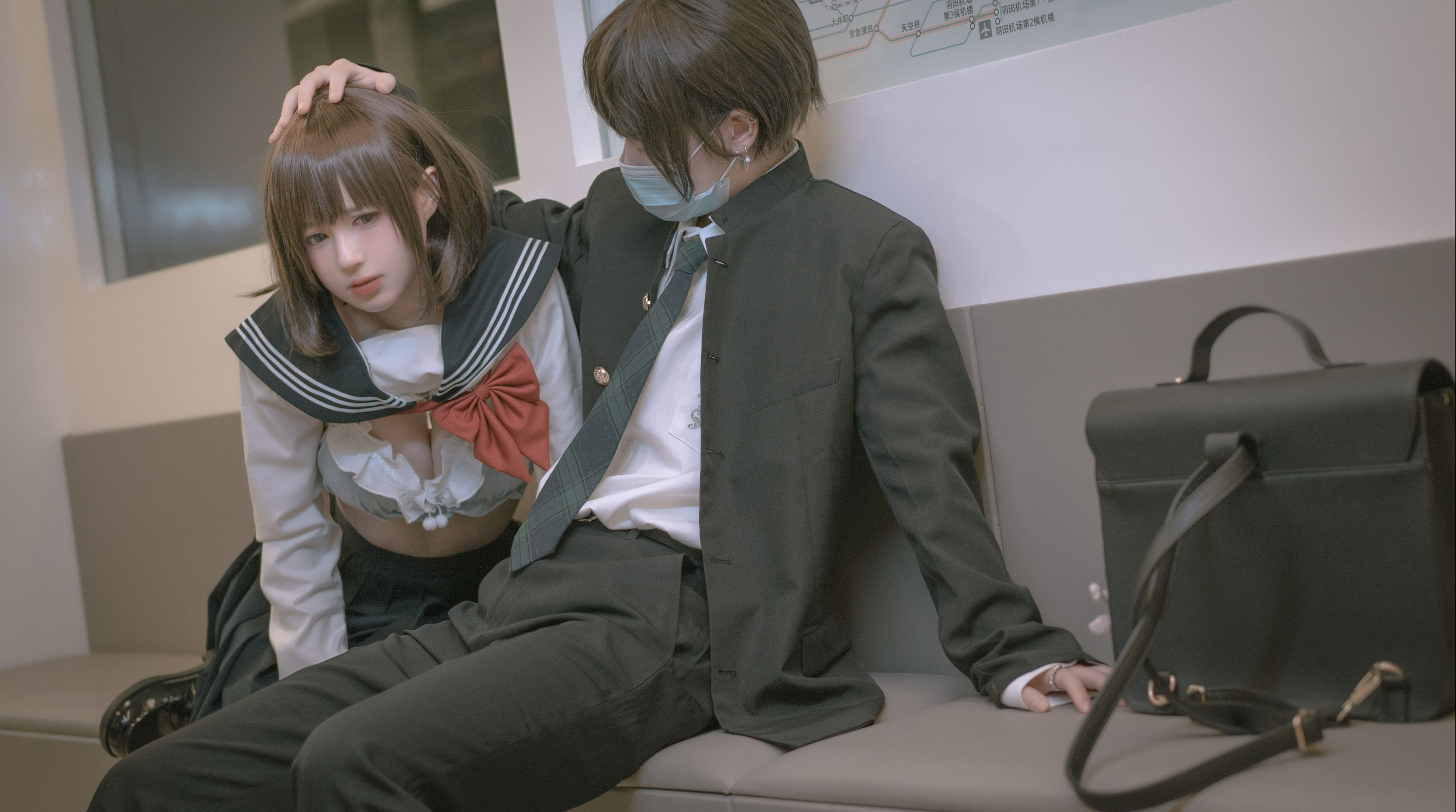 [网红COSER] 西园寺南歌写真 - 电车物语 第56张图