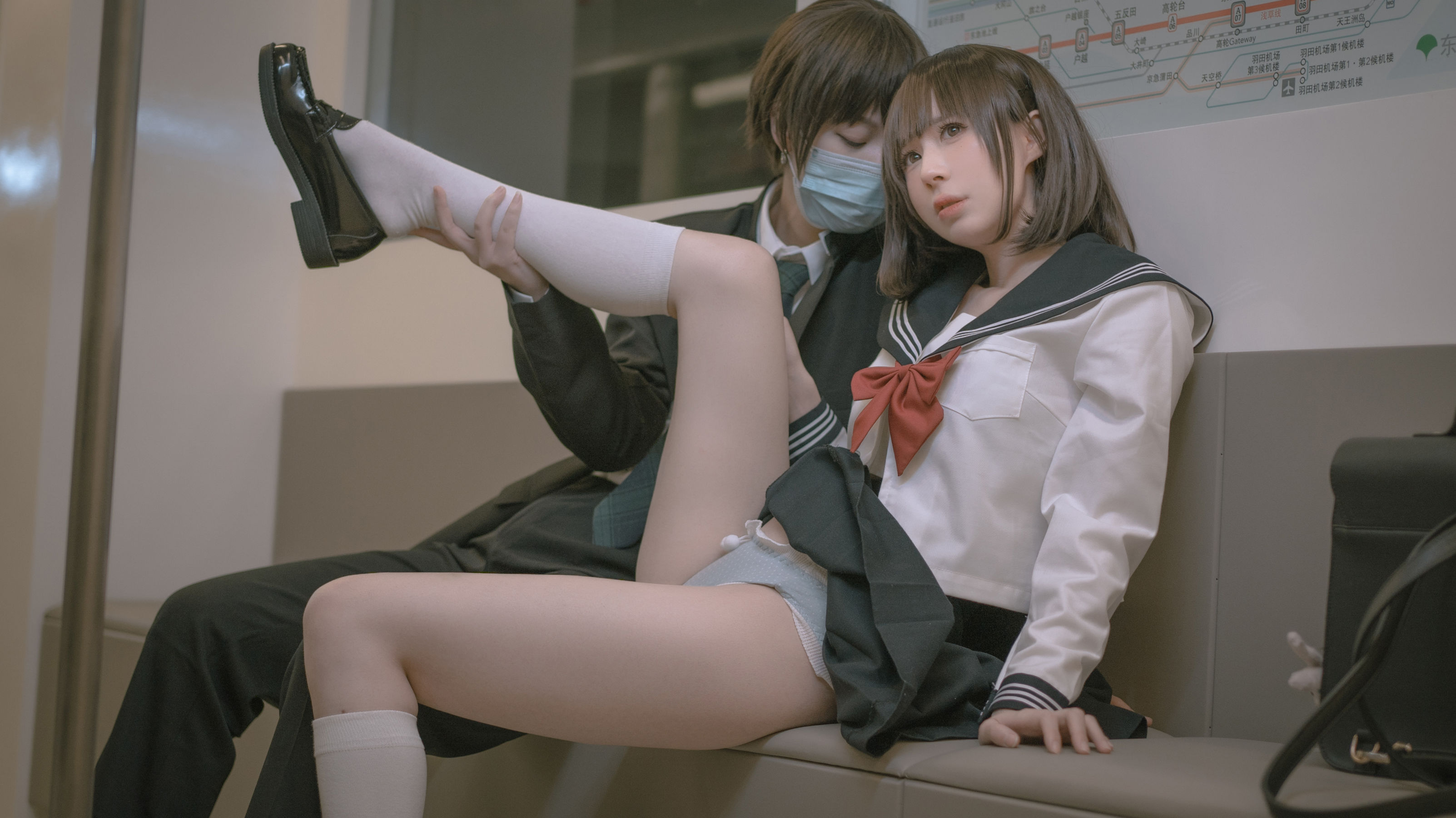 [网红COSER] 西园寺南歌写真 - 电车物语 第57张图