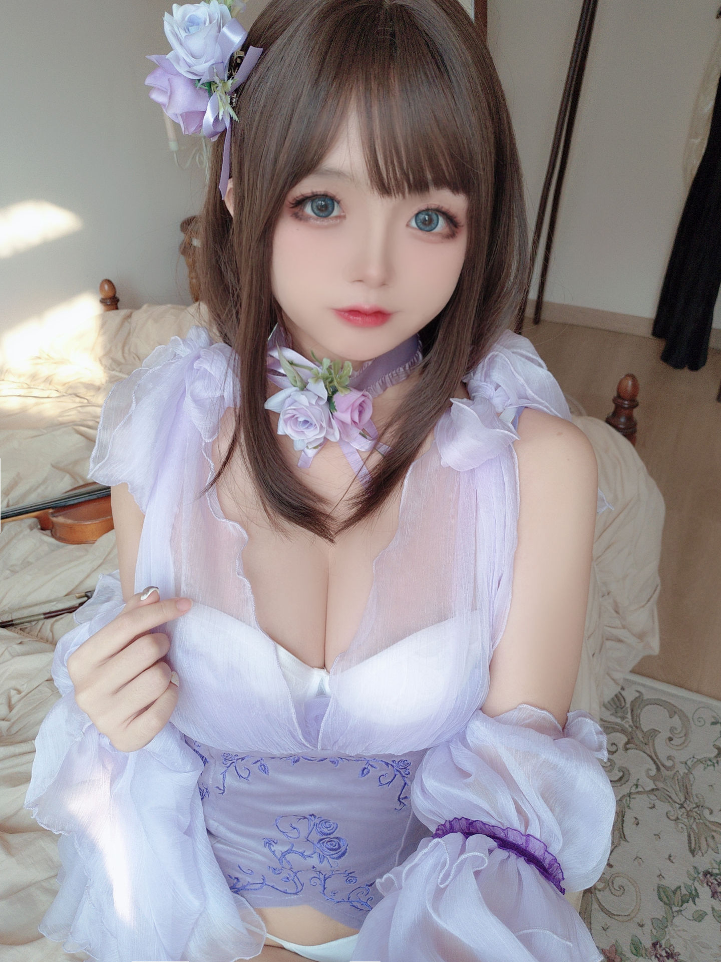 [福利COS] Cosplay日奈娇 - 睡美人 自摄 第30张图