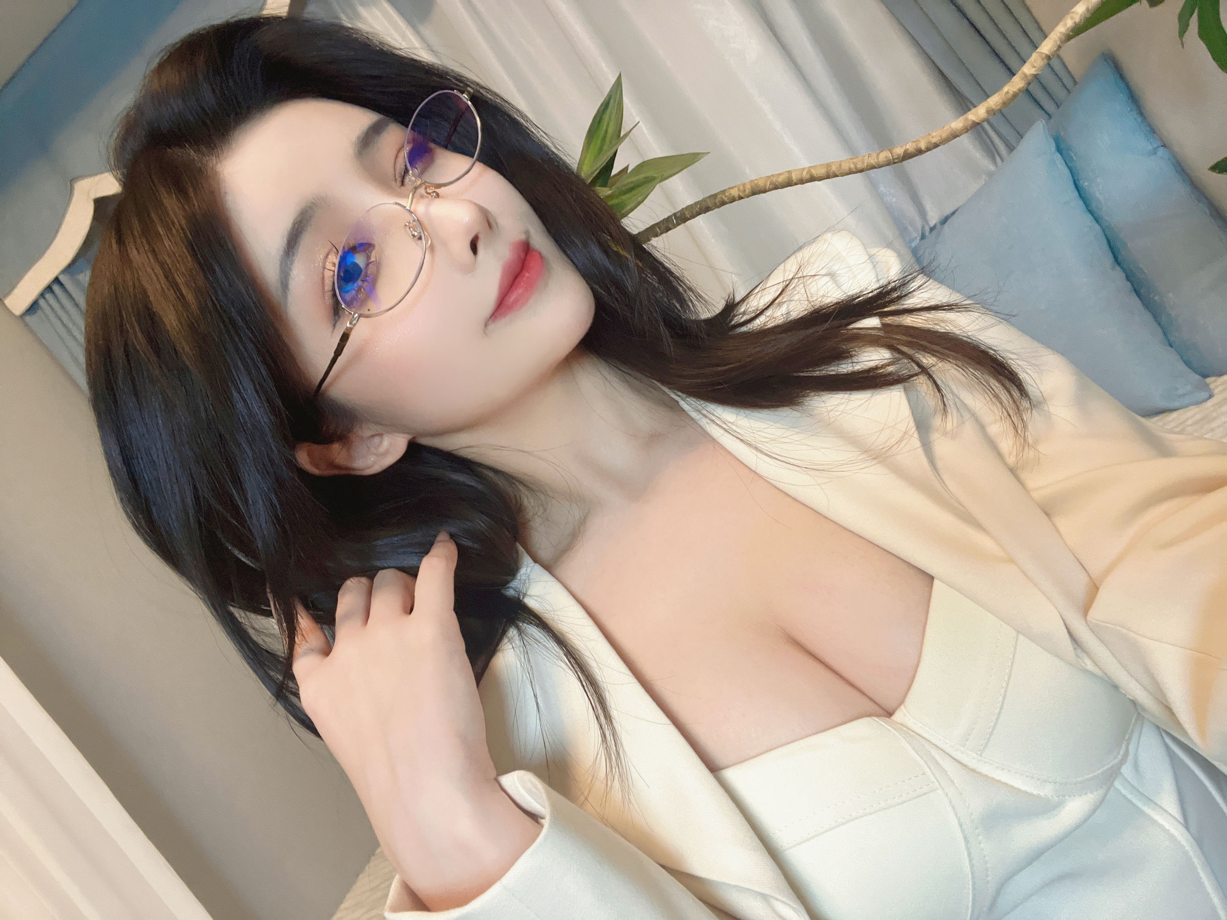 [福利COS] COS福利rioko凉凉子(肉扣热热子) - 和女上司的七夕 第5张图