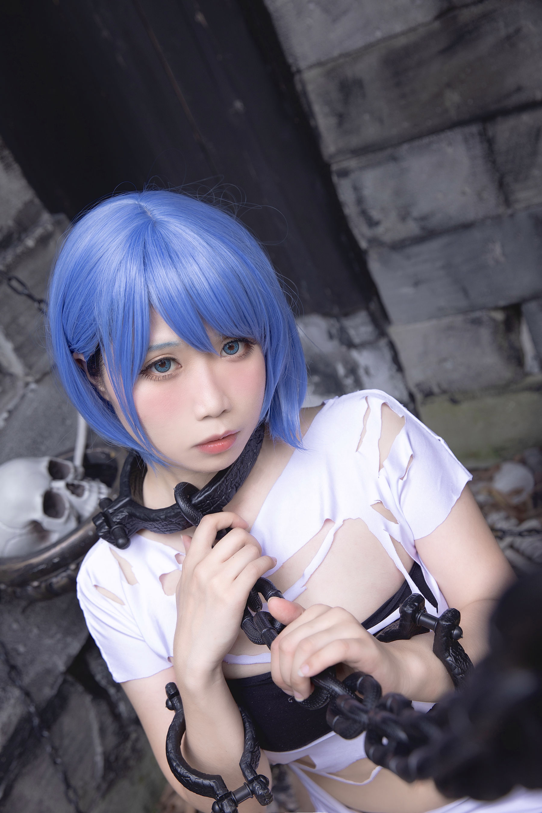 [福利COS] 贞子蜜桃 - 碧蓝航线 恰巴耶夫 监狱 第1张图