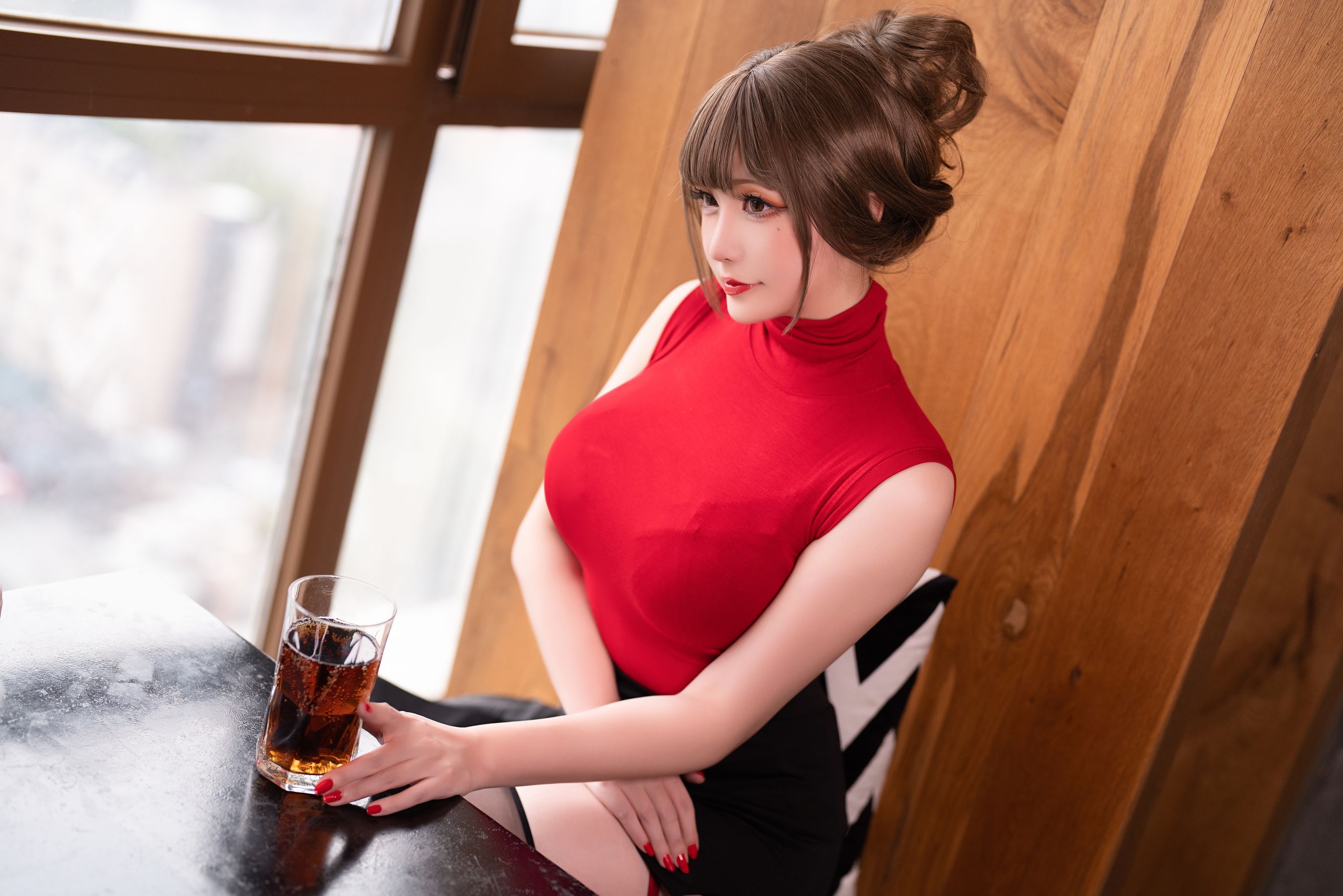 [福利COS] Coser小姐姐星之迟迟 - 约会OL 第8张图