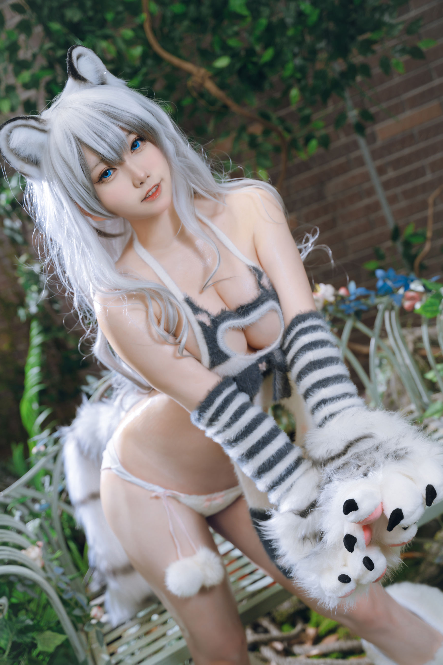[福利COS] 一北亦北 - 白虎兽娘福瑞 第14张图