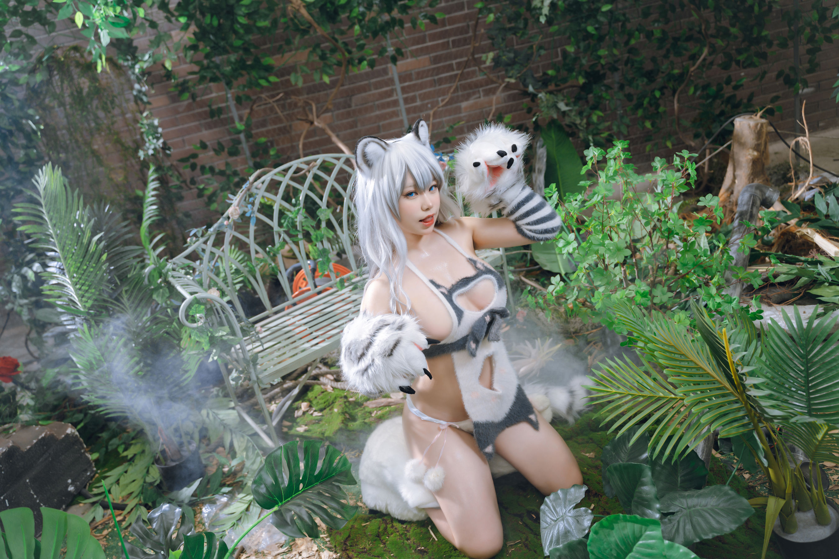 [福利COS] 一北亦北 - 白虎兽娘福瑞 第19张图