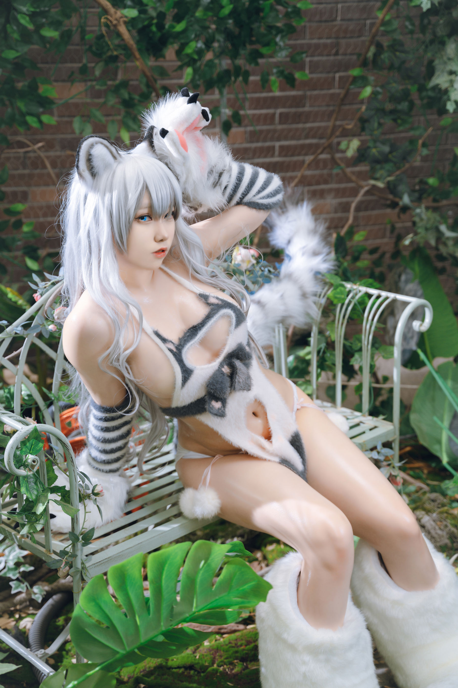 [福利COS] 一北亦北 - 白虎兽娘福瑞 第7张图