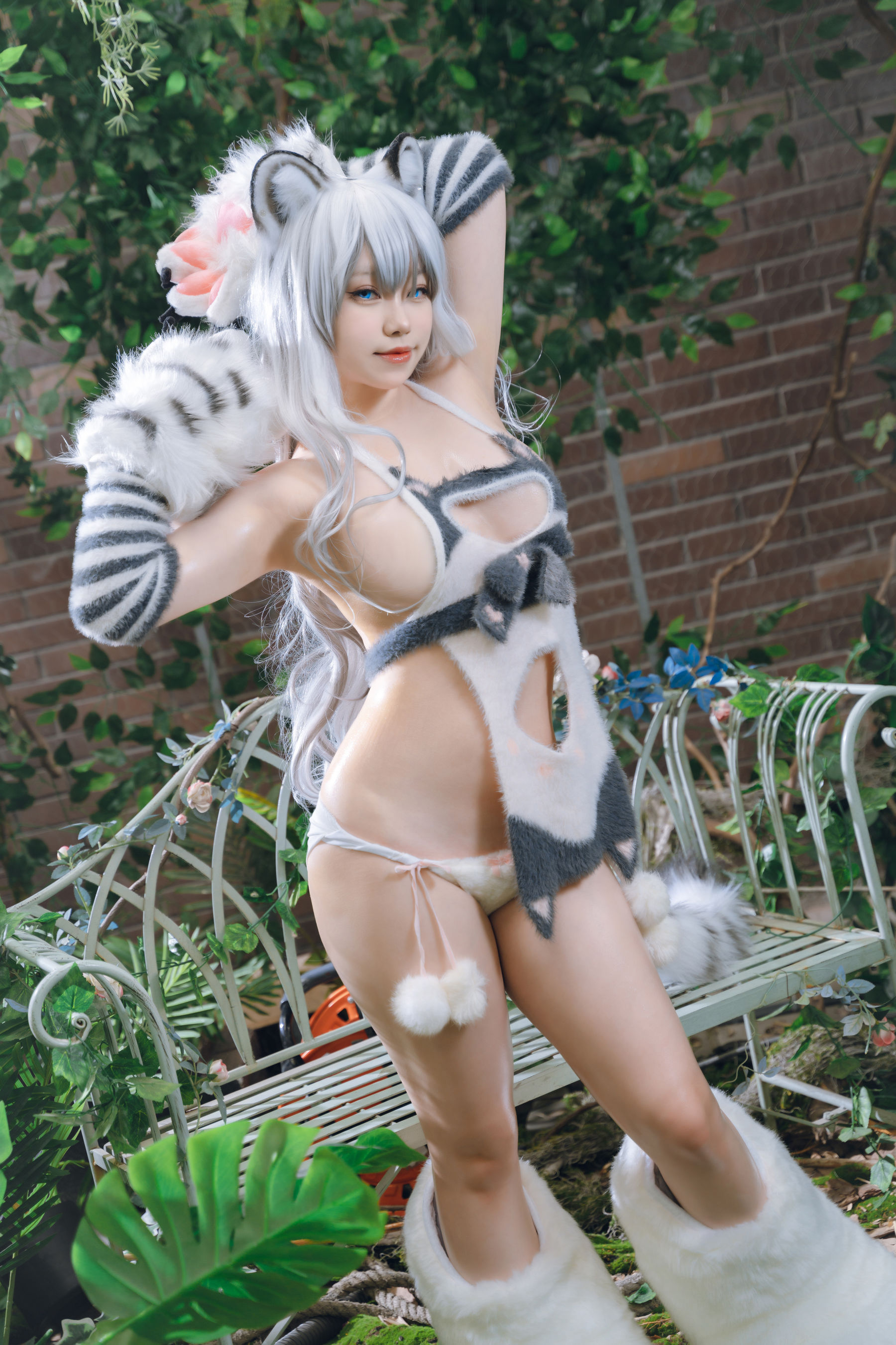 [福利COS] 一北亦北 - 白虎兽娘福瑞 第8张图