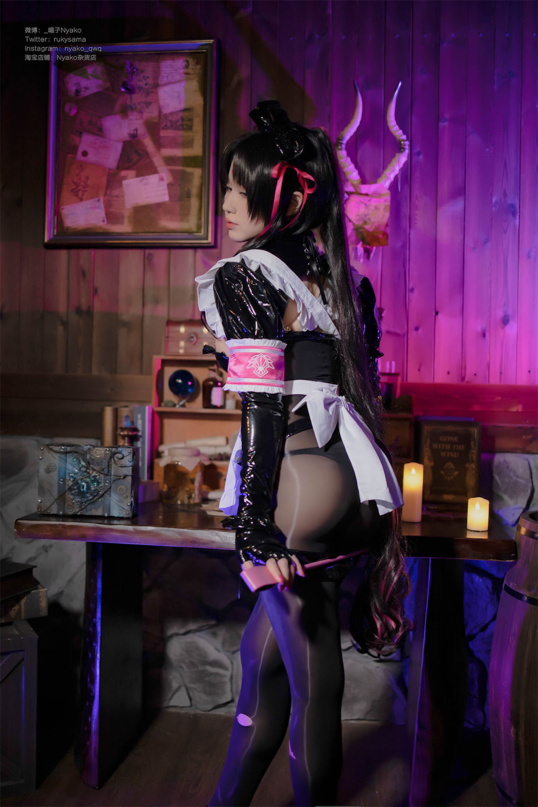 [福利COS] 萌妹子Nyako喵子 - 杀生院女仆 第10张图