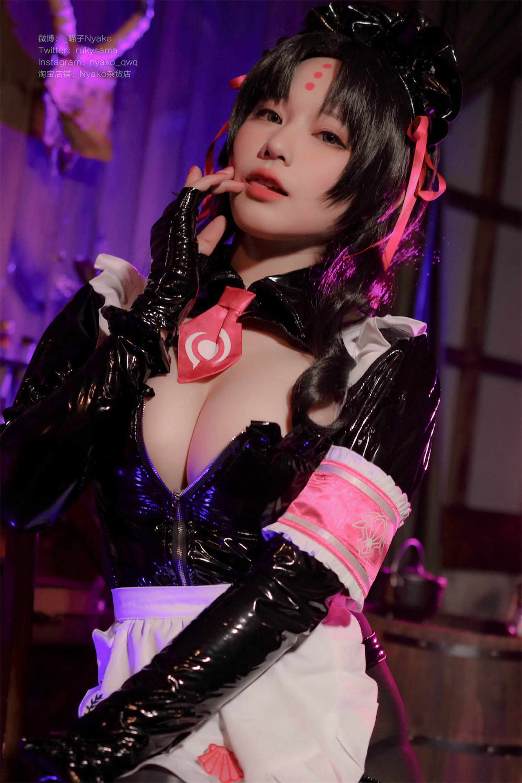[福利COS] 萌妹子Nyako喵子 - 杀生院女仆 第25张图