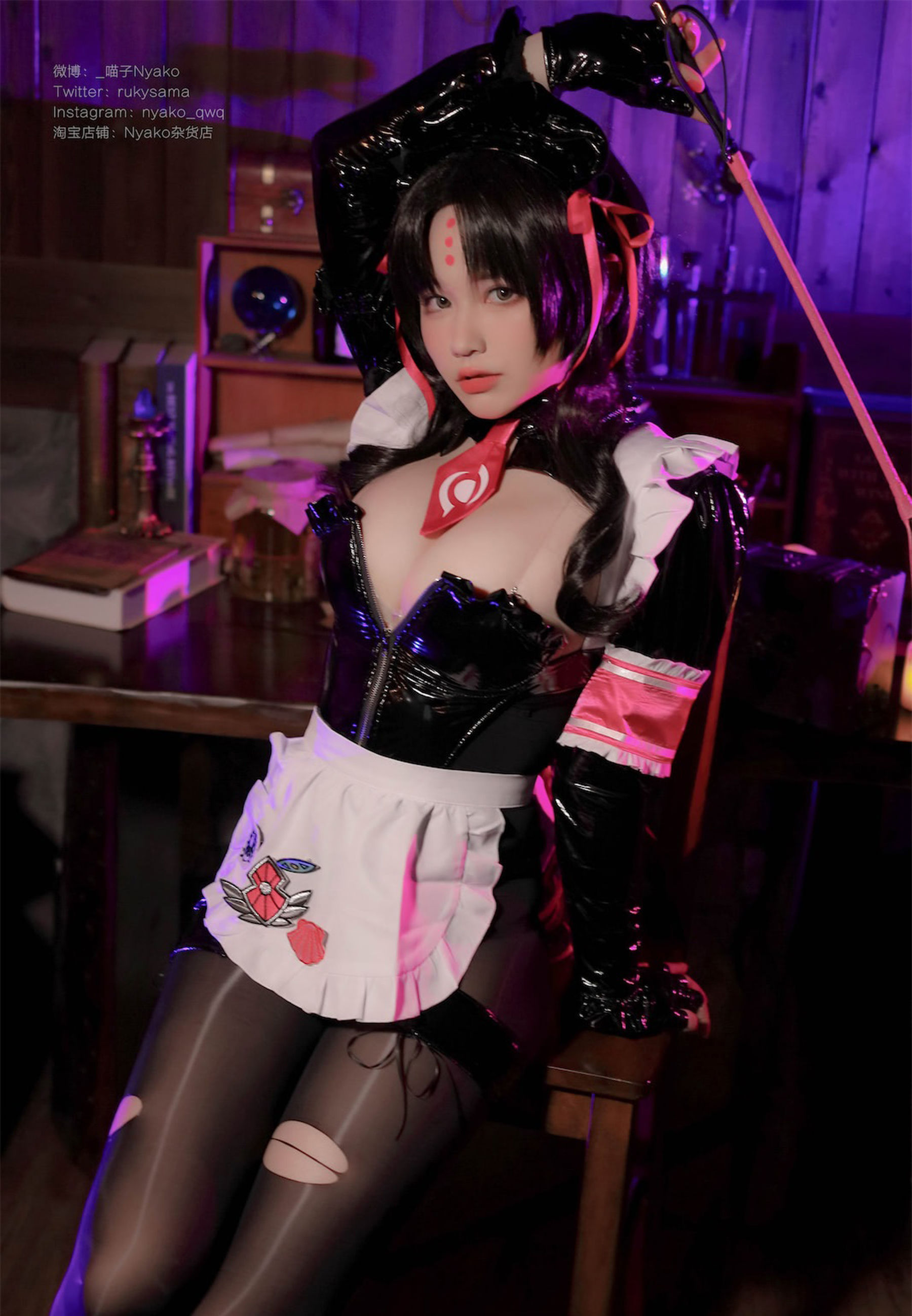 [福利COS] 萌妹子Nyako喵子 - 杀生院女仆 第26张图