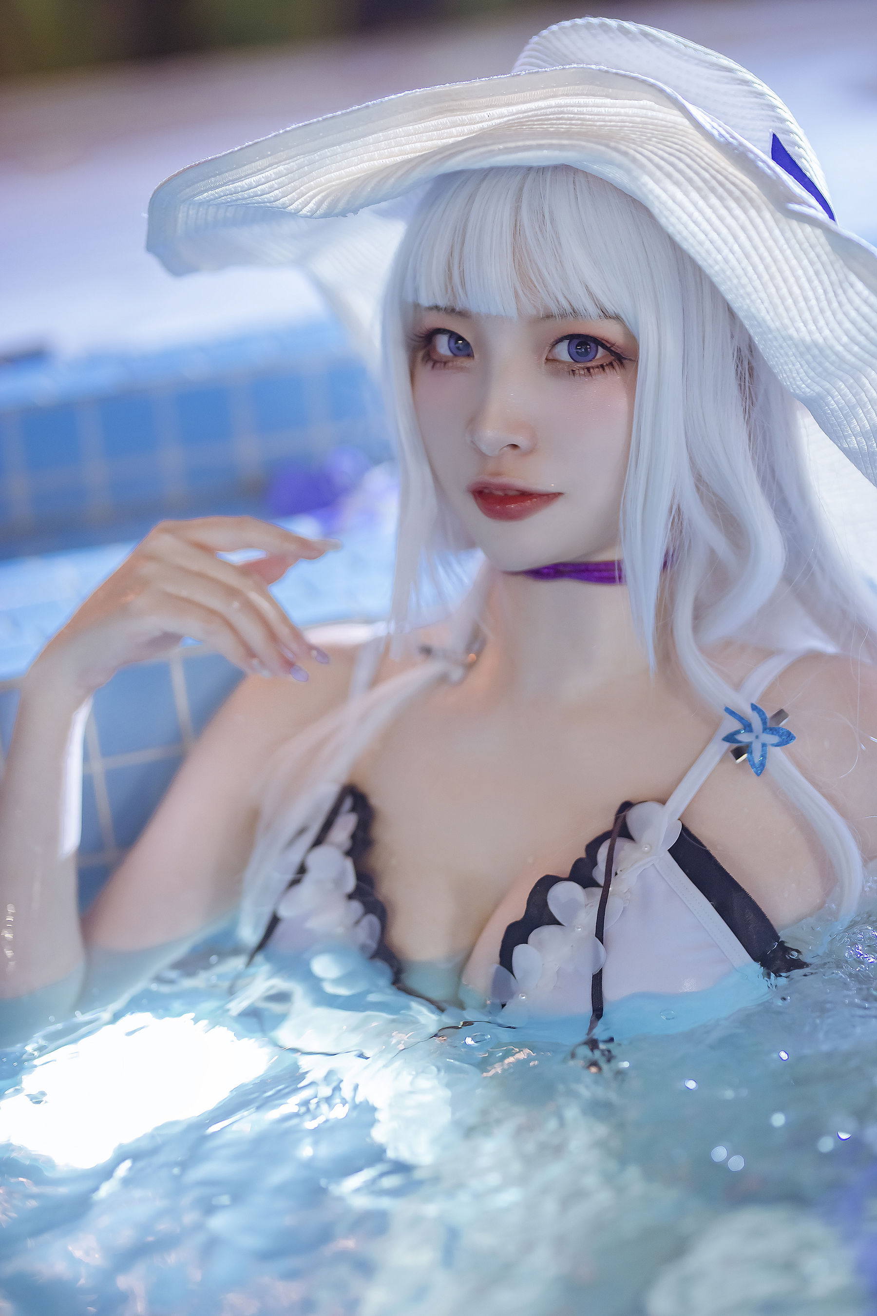 [福利COS] 人气Coser二佐Nisa - 碧蓝光辉泳装 第18张图