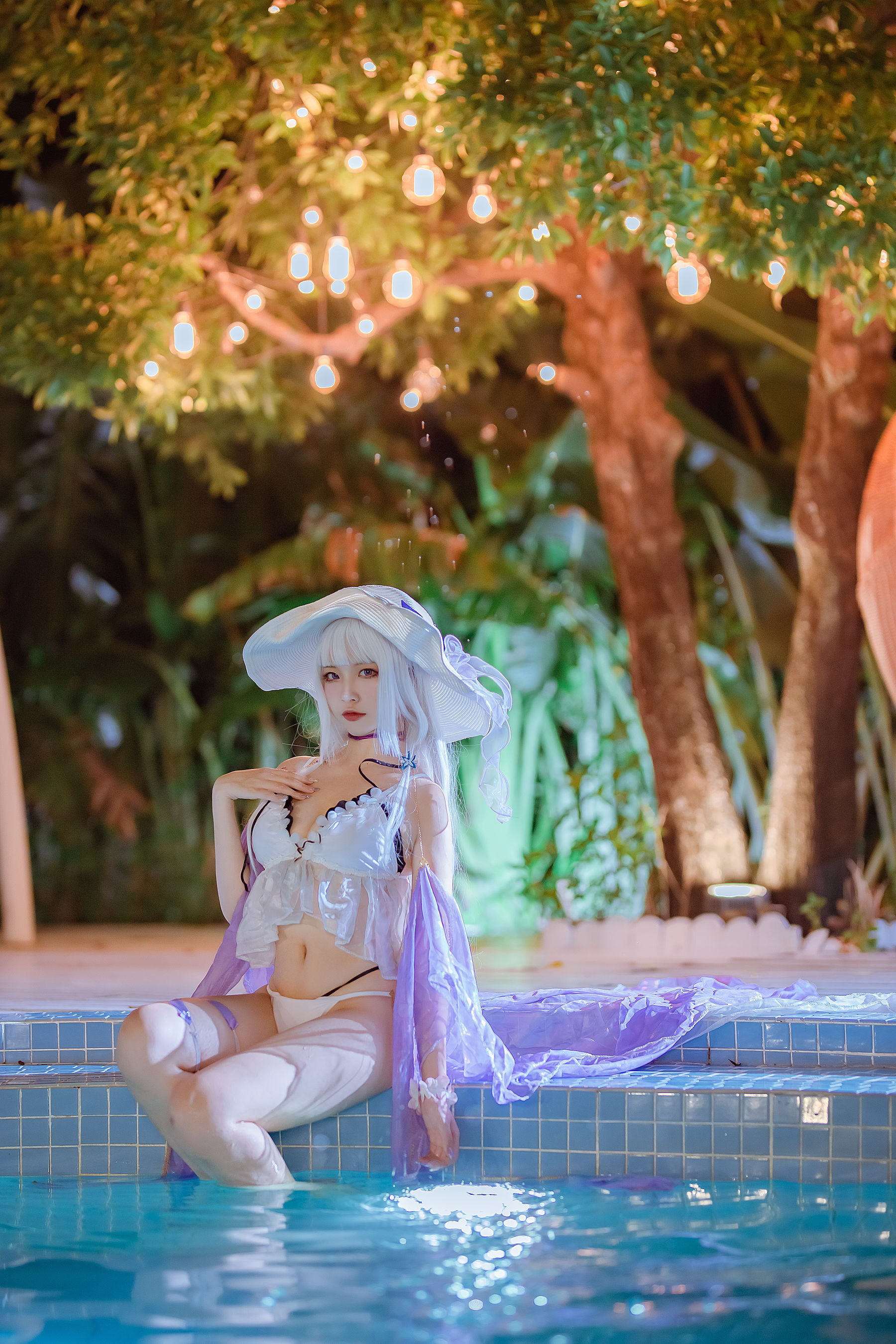 [福利COS] 人气Coser二佐Nisa - 碧蓝光辉泳装 第38张图